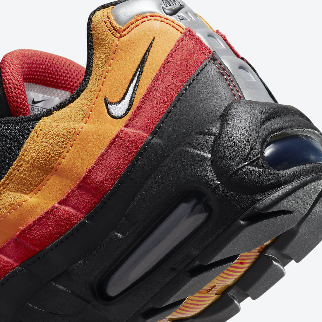 西红柿炒蛋！Nike复古跑鞋Air Max 95新配色即将发售！ 货号：DC9412-001