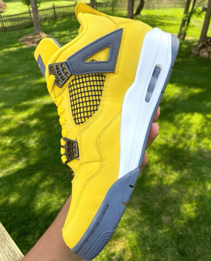 电母AJ4又有最新实物图!太帅了不愧是天价球鞋! 货号:CT8527-700