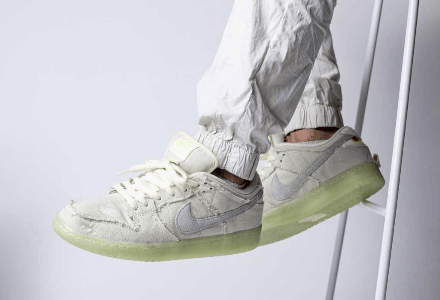 夜光效果超酷炫！Nike SB Dunk“木乃伊”最新实物上脚图释出！ 货号：DM0774-111