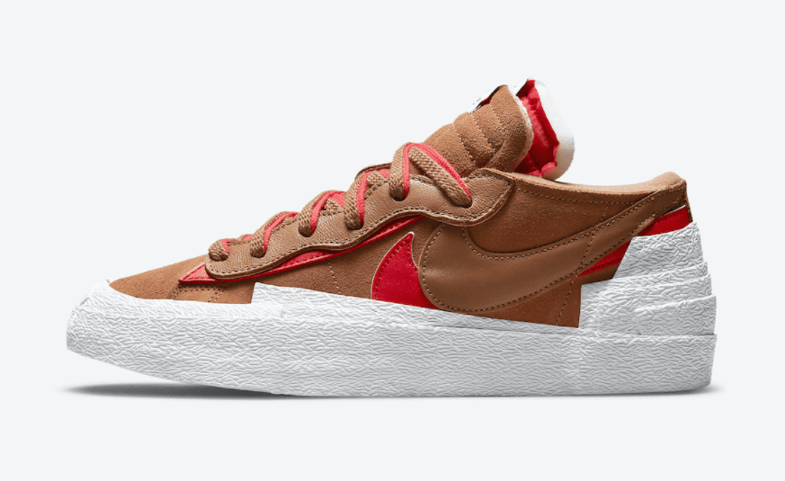 解构撞色！两款全新sacai x Nike Blazer官图释出！ 货号：DD1877-002/DD1877-200