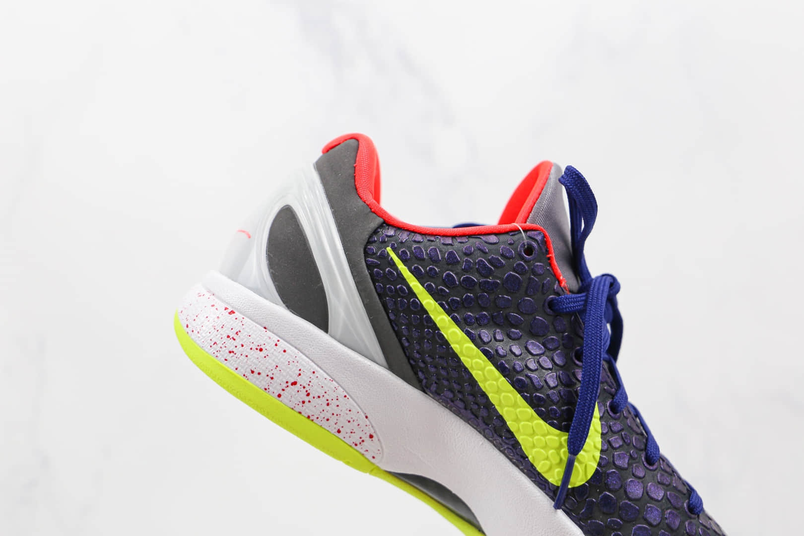 耐克Nike Kobe 6 Supreme灭世纯原版本科比6代小丑蓝绿色篮球鞋原鞋开模一比一打造 货号：446442-500