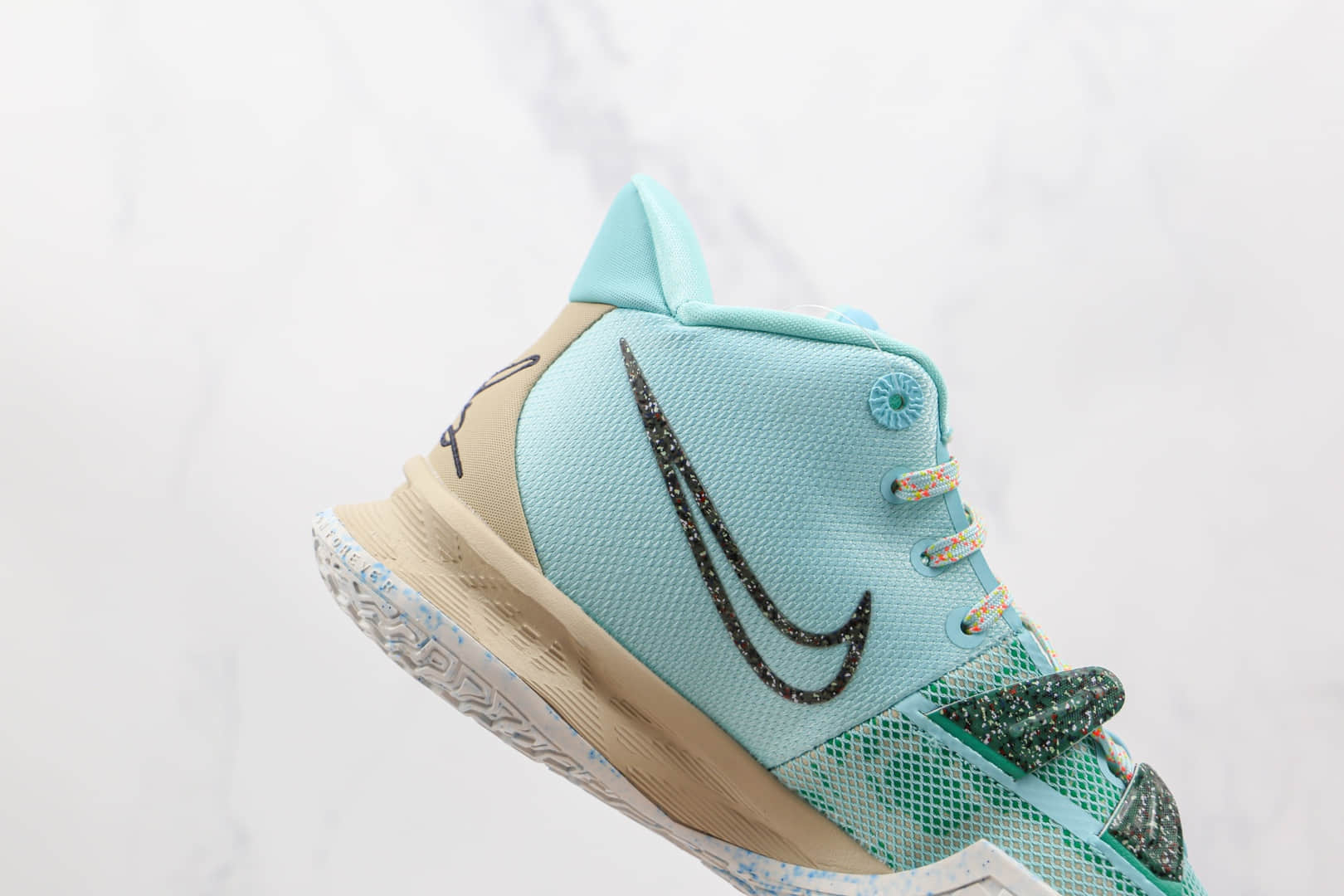 耐克Kyrie 7 Ep灭世纯原版本欧文7代蓝色篮球鞋内置气垫支持实战 货号:CQ9327-402