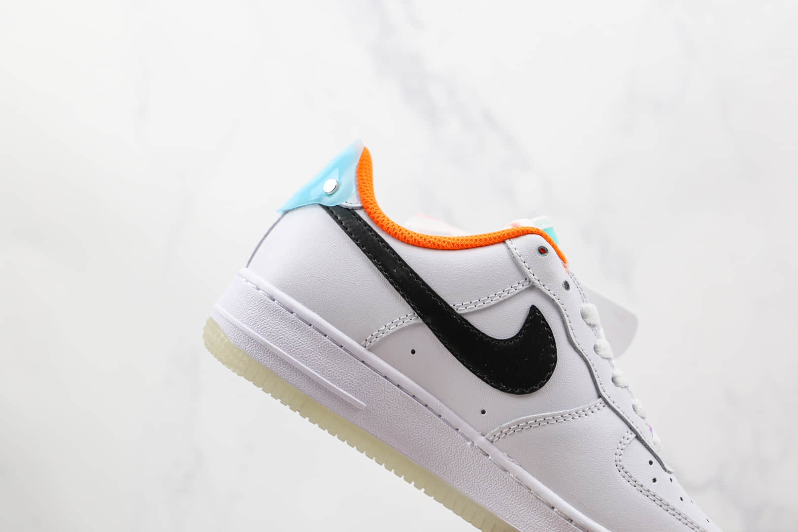 耐克Nike Air Force 1 Low Have A Good Game纯原版本低帮空军一号白黑色游戏鬼脸板鞋内置气垫 货号：DO2333-101