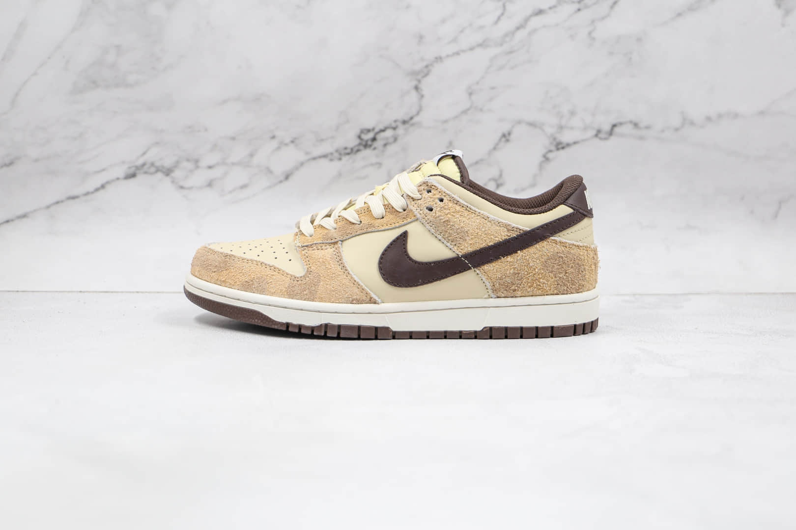 耐克Nike Dunk Low Retro PRM Cheetah纯原版本低帮DUNK米白棕猎豹动物印花板鞋原盒原标 货号:DH7913-200