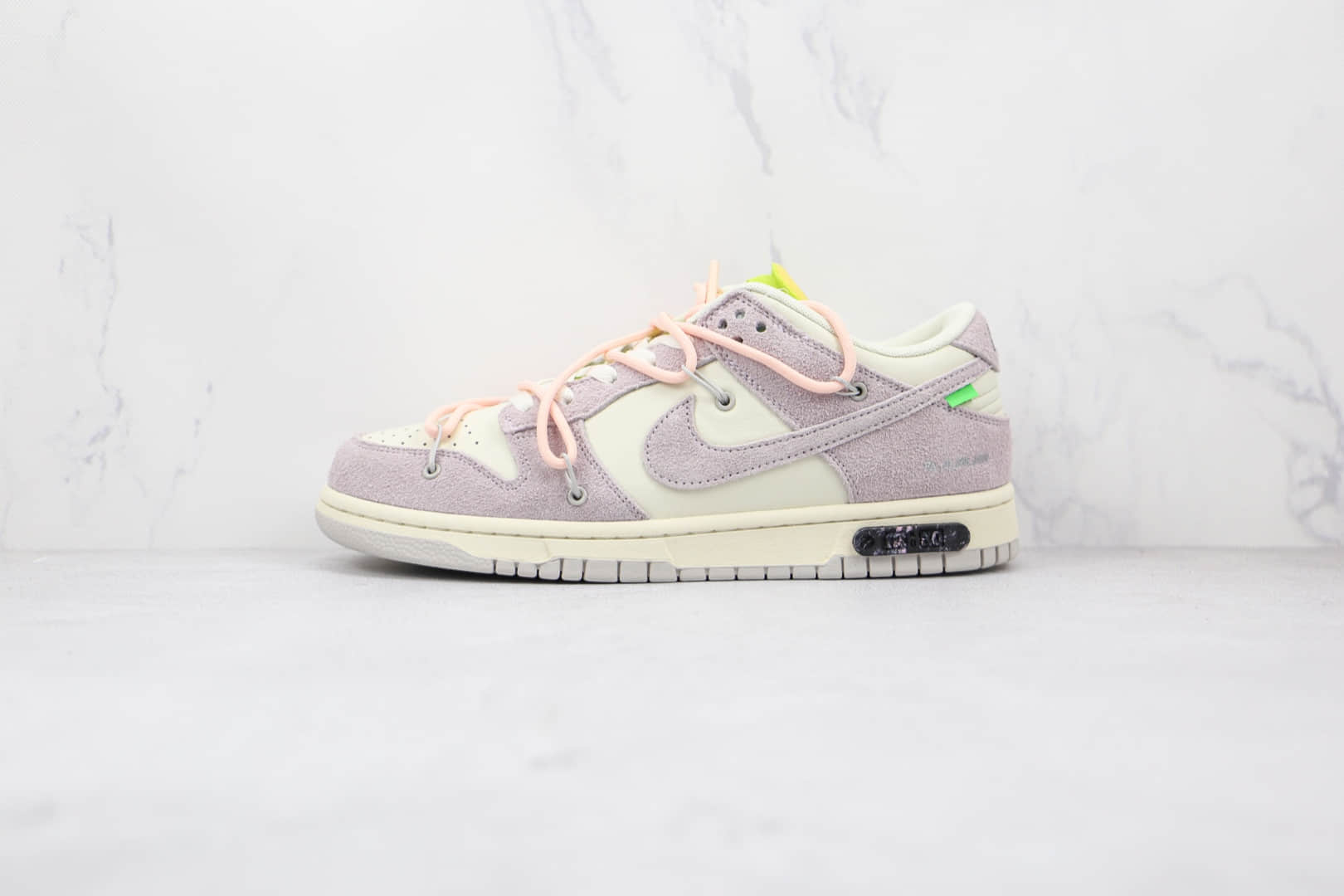 耐克Nike Dunk Low 50 x Off-White联名款纯原版本低帮香芋紫DUNK板鞋原楦头纸板打造 货号：DJ0950-100