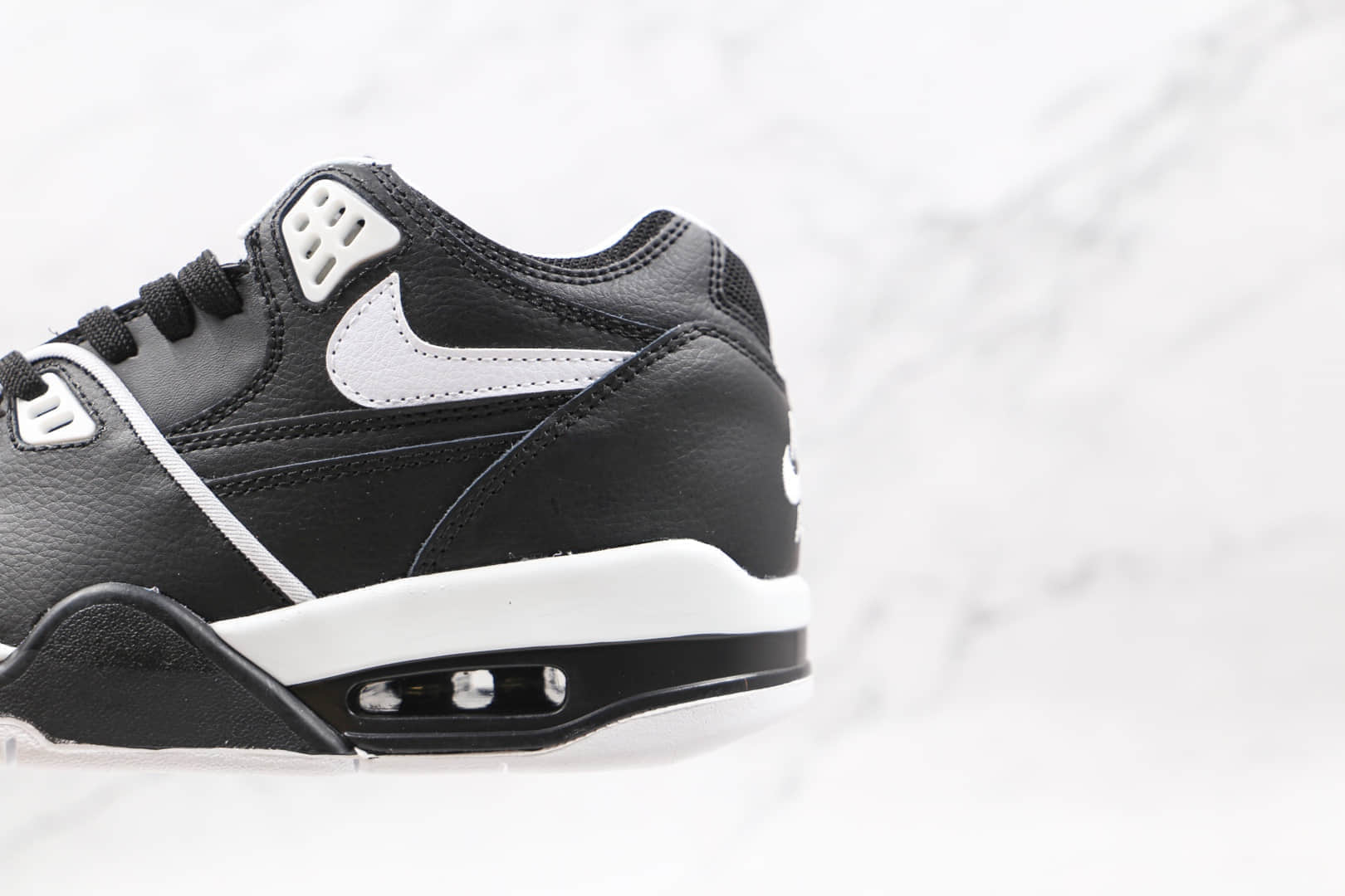 耐克Nike Air Flight 89纯原版本星际篮球鞋主题黑白色复古篮球鞋原楦头纸板打造 货号:CT1570-001