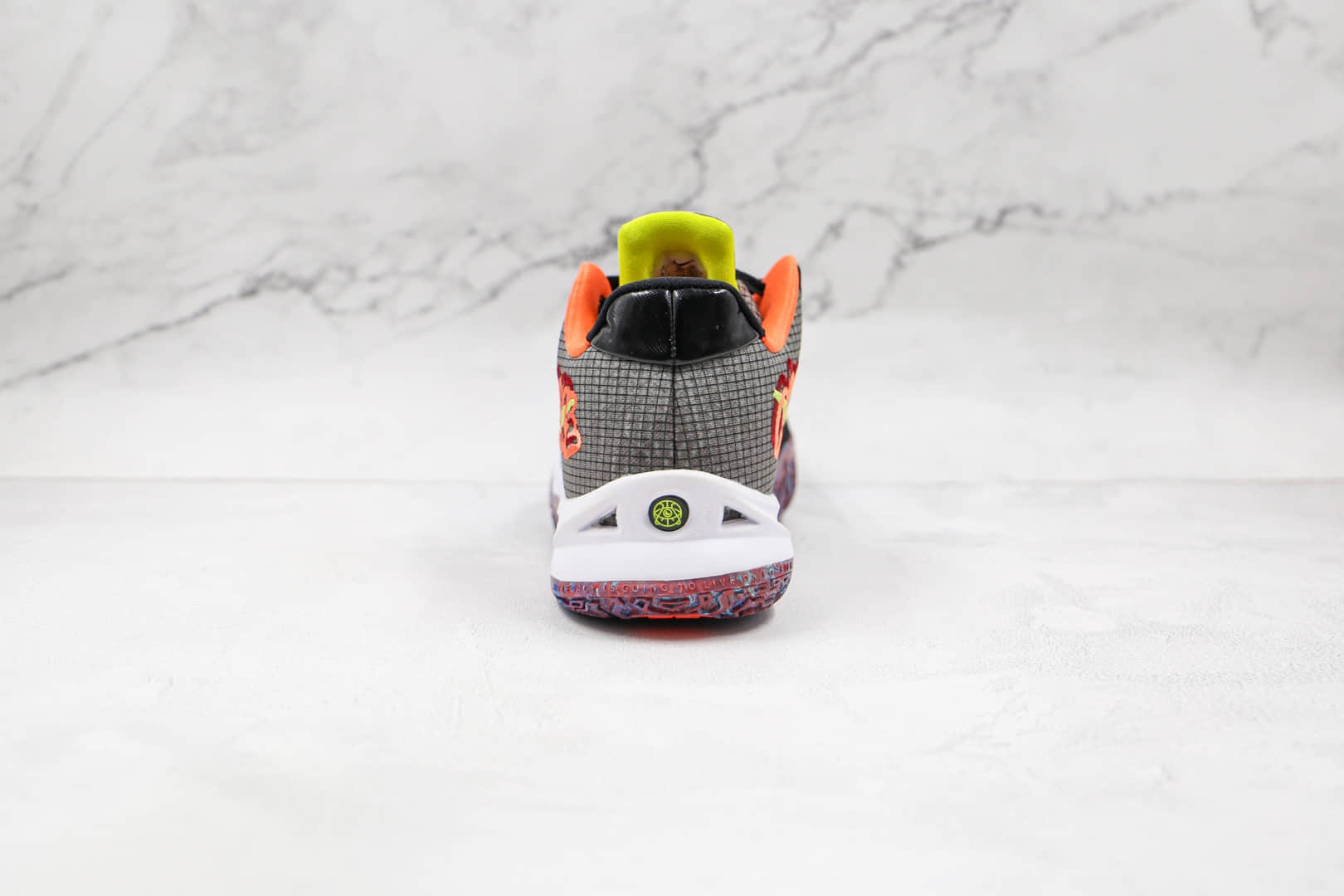 耐克Nike Kyrie 4 Low Ep公司级版本欧文4低帮男子实战篮球鞋黑绿橙色原档案数据开发 货号：CZ0105-002