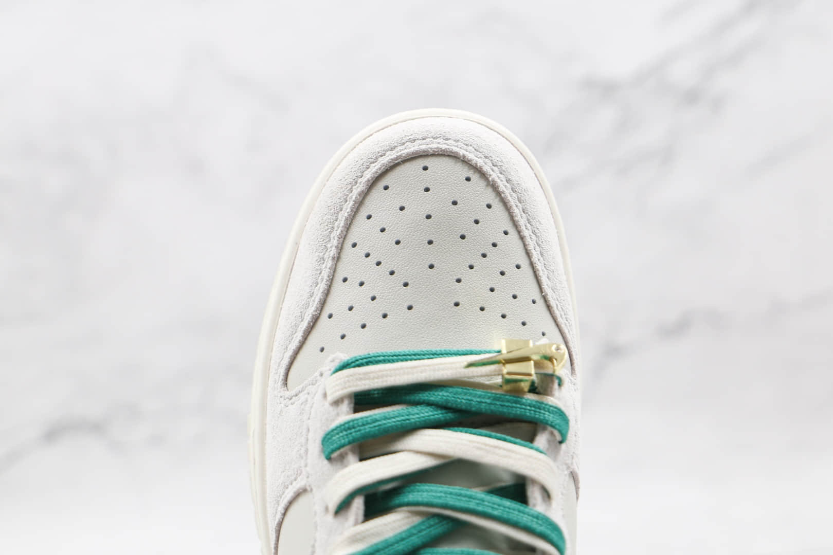 耐克Nike Dunk High SE纯原版本高帮DUNK白绿色板鞋内置气垫 货号:DH0960-001