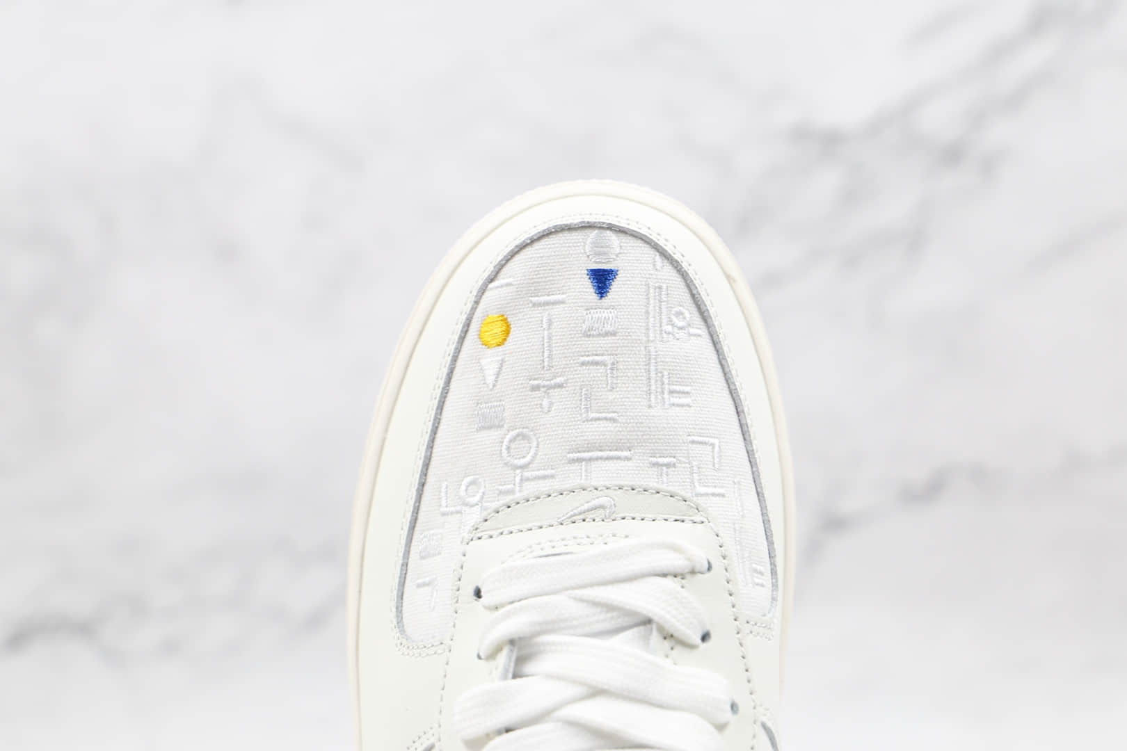 耐克Nike Air Force 1 Low纯原版本低帮空军一号白色字母印花韩文印花刺绣板鞋内置气垫 货号:DC9556-300