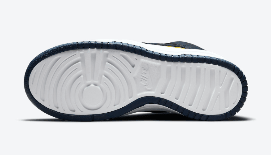 Dunk升级！加厚大底！全新Nike Dunk High Rebel密歇根配色即将登场！ 货号：DH3718-701