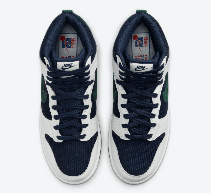 规格不低!全新Nike Dunk High首度曝光! 货号:DH0953-400