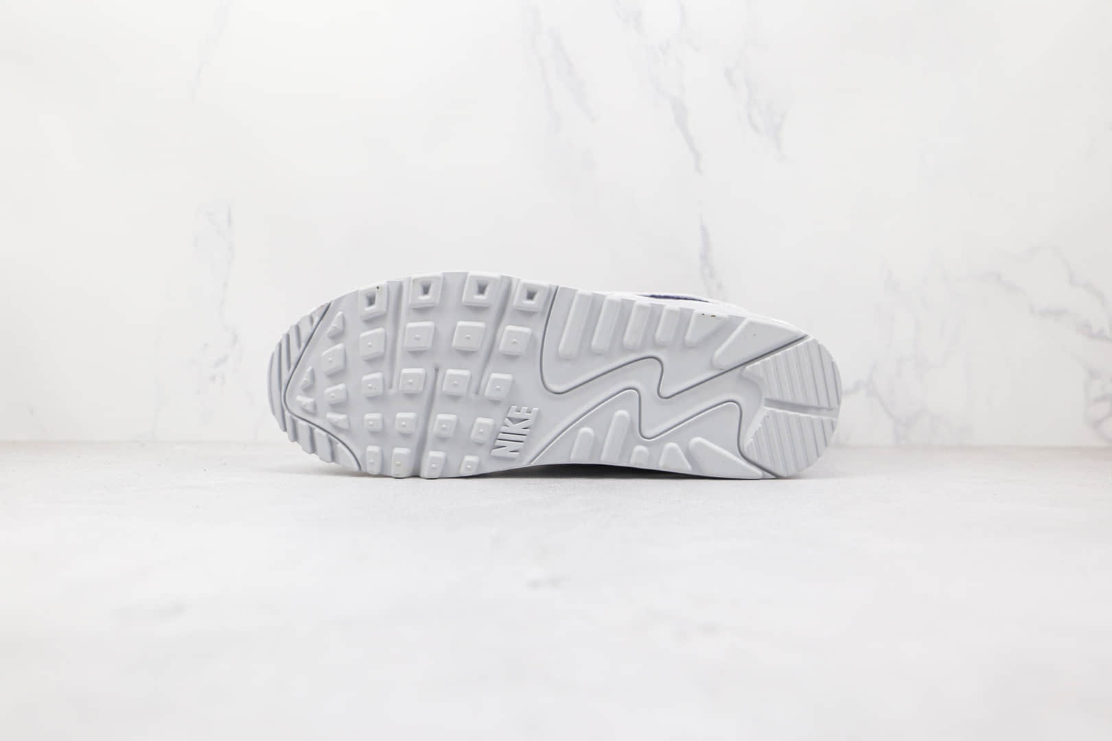 耐克Nike Air Max 90纯原版本条纹斑马Max90灰红蓝色气垫鞋原档案数据开发 货号：CW7574-100