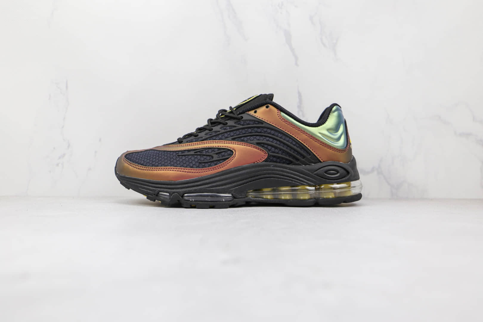 耐克Nike Air Tuned Max OG Dark Charcoal纯原版本深色木炭黑褐绿色Tuned Max气垫鞋原楦头纸板打造 货号:CV6984-001