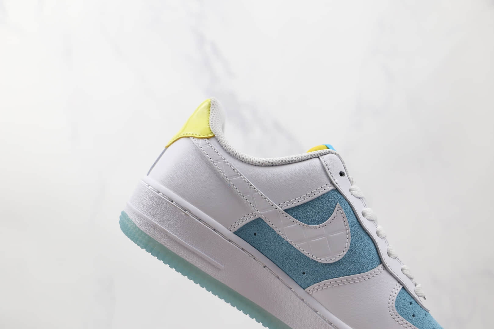 耐克Nike Air Force 1 Low '07 LAGOON PULSE纯原版本低帮空军一号汤达人联名款白蓝色板鞋内置气垫 货号：AA7687-400