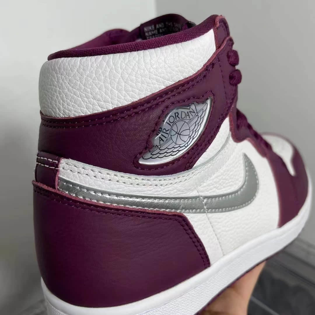 全新AJ1波尔多红实物释出!高级感up! 货号:555088-611