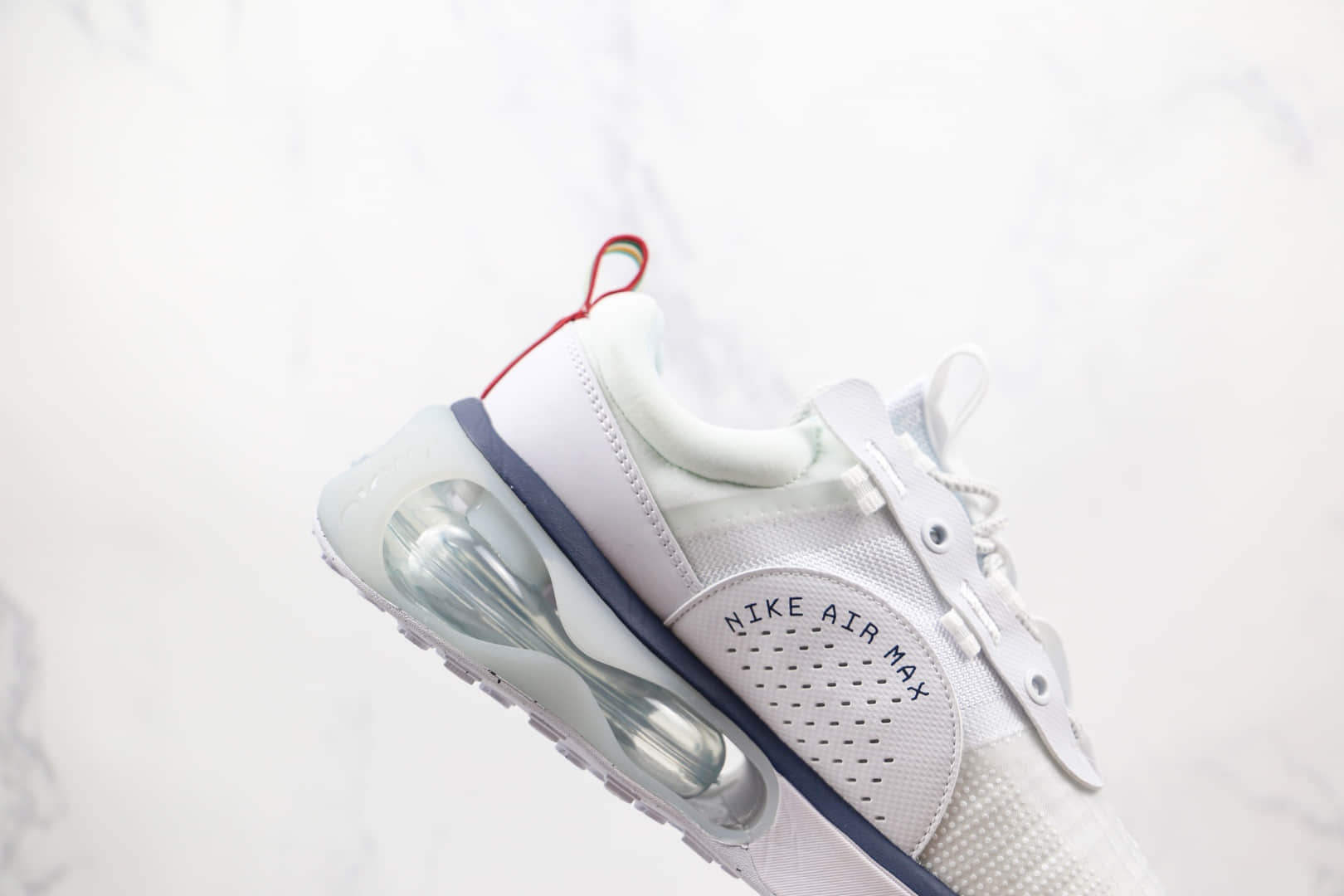 耐克Nike Air Max 2021纯原版本白红色Max2021气垫鞋原盒原标 货号：DC9478-100