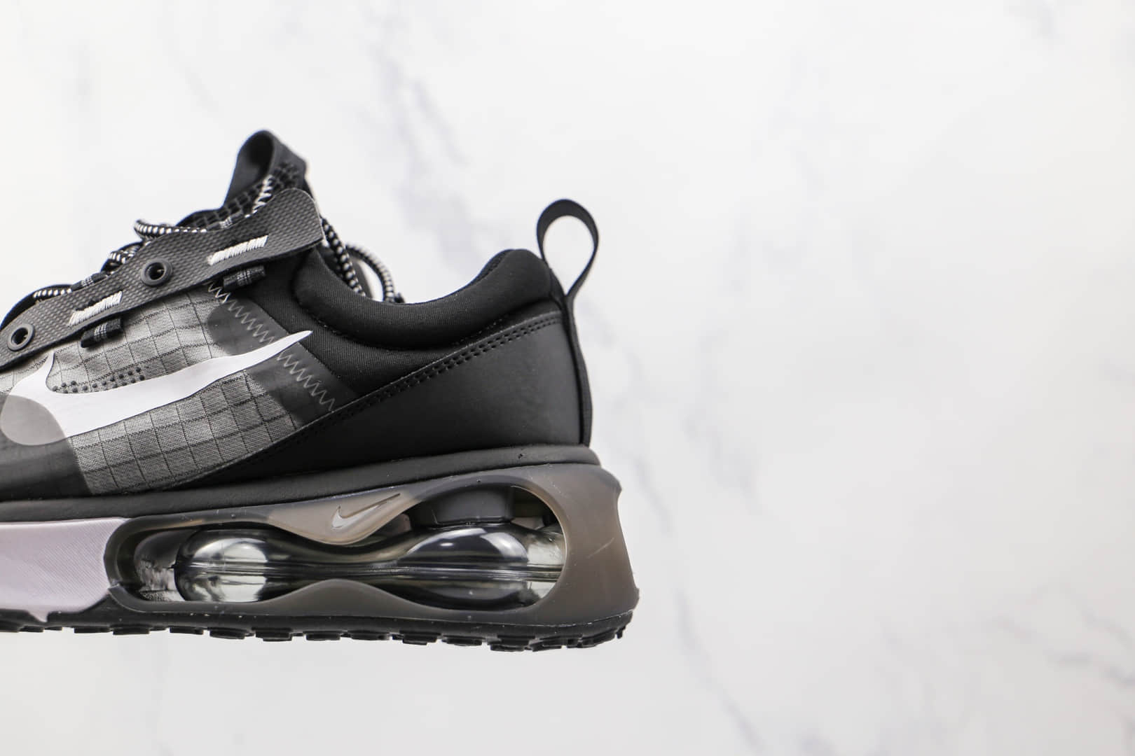 耐克Nike Air Max 2021纯原版本黑灰色Max2021半掌气垫鞋原档案数据开发 货号：DA1925-001