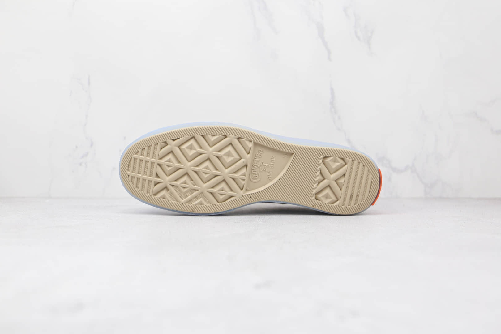 匡威Converse Chuck Taylor All Star CX公司级版本低帮果冻透明水晶底米色帆布鞋原盒原标 货号：171401C