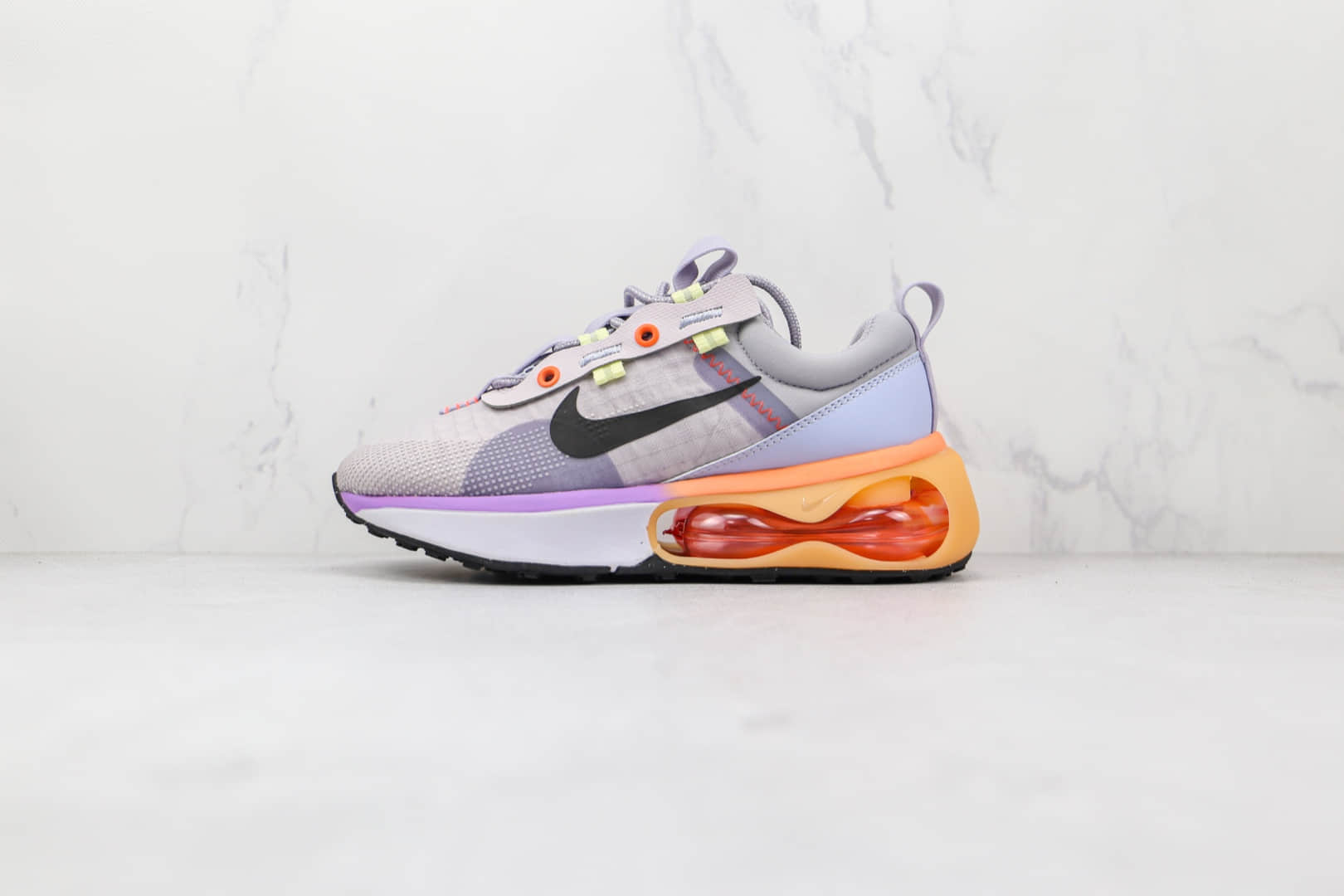 耐克Nike Air Max 2021纯原版本灰紫色Max2021半掌气垫鞋原楦头纸板打造 货号:DA1923-500