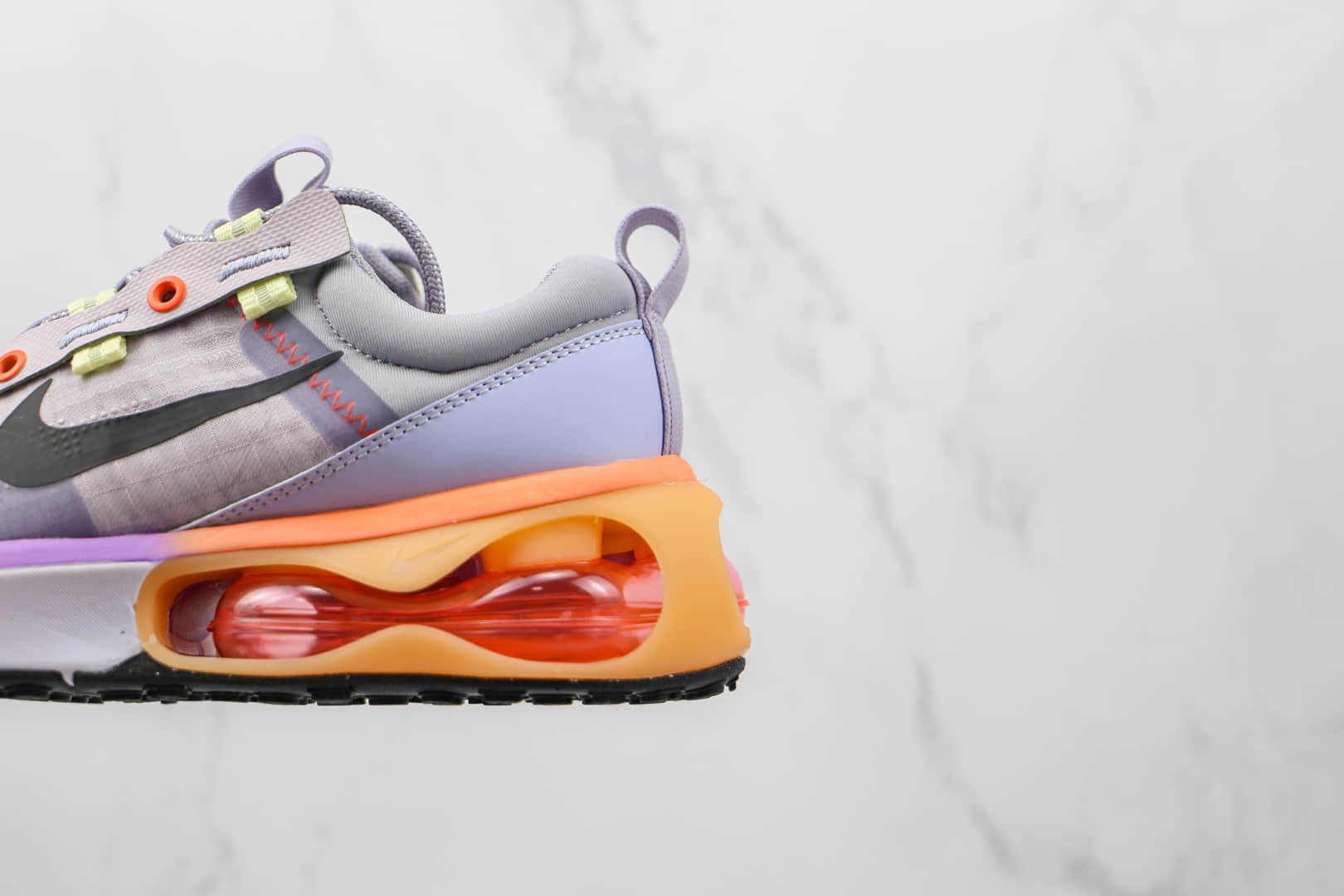 耐克Nike Air Max 2021纯原版本灰紫色Max2021半掌气垫鞋原楦头纸板打造 货号:DA1923-500