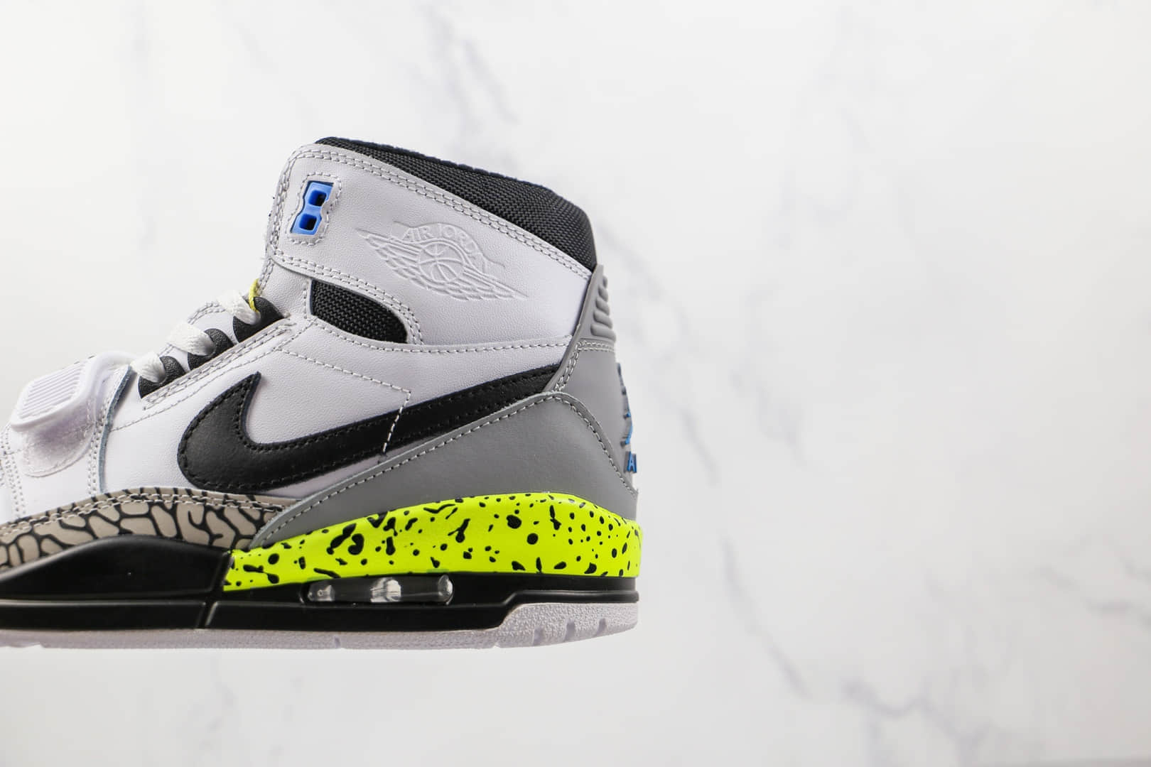 乔丹Air Jordan Legacy 312纯原版本高帮AJ312白黑绿色板鞋原盒原标 货号:AQ4160-107