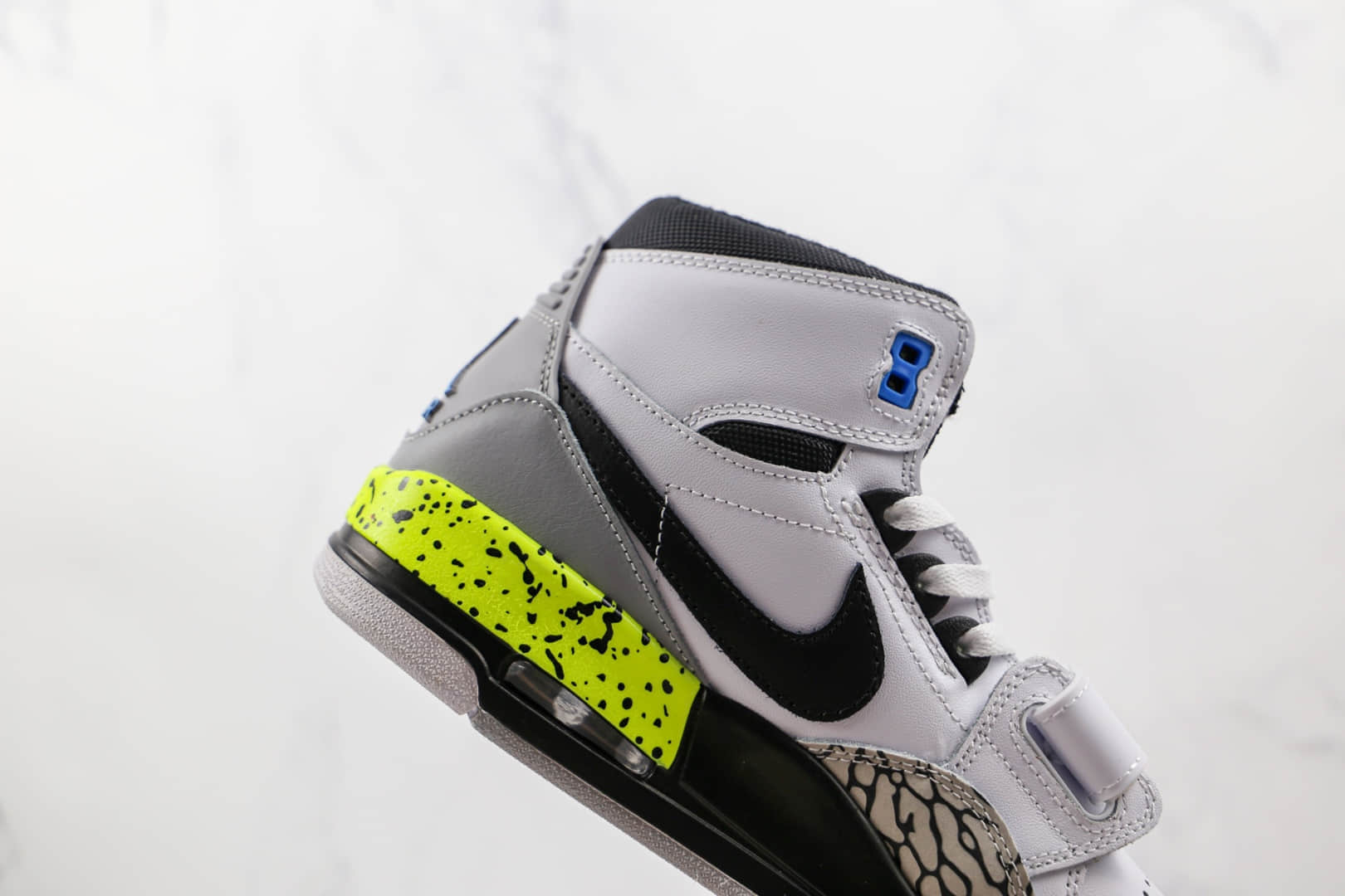 乔丹Air Jordan Legacy 312纯原版本高帮AJ312白黑绿色板鞋原盒原标 货号:AQ4160-107