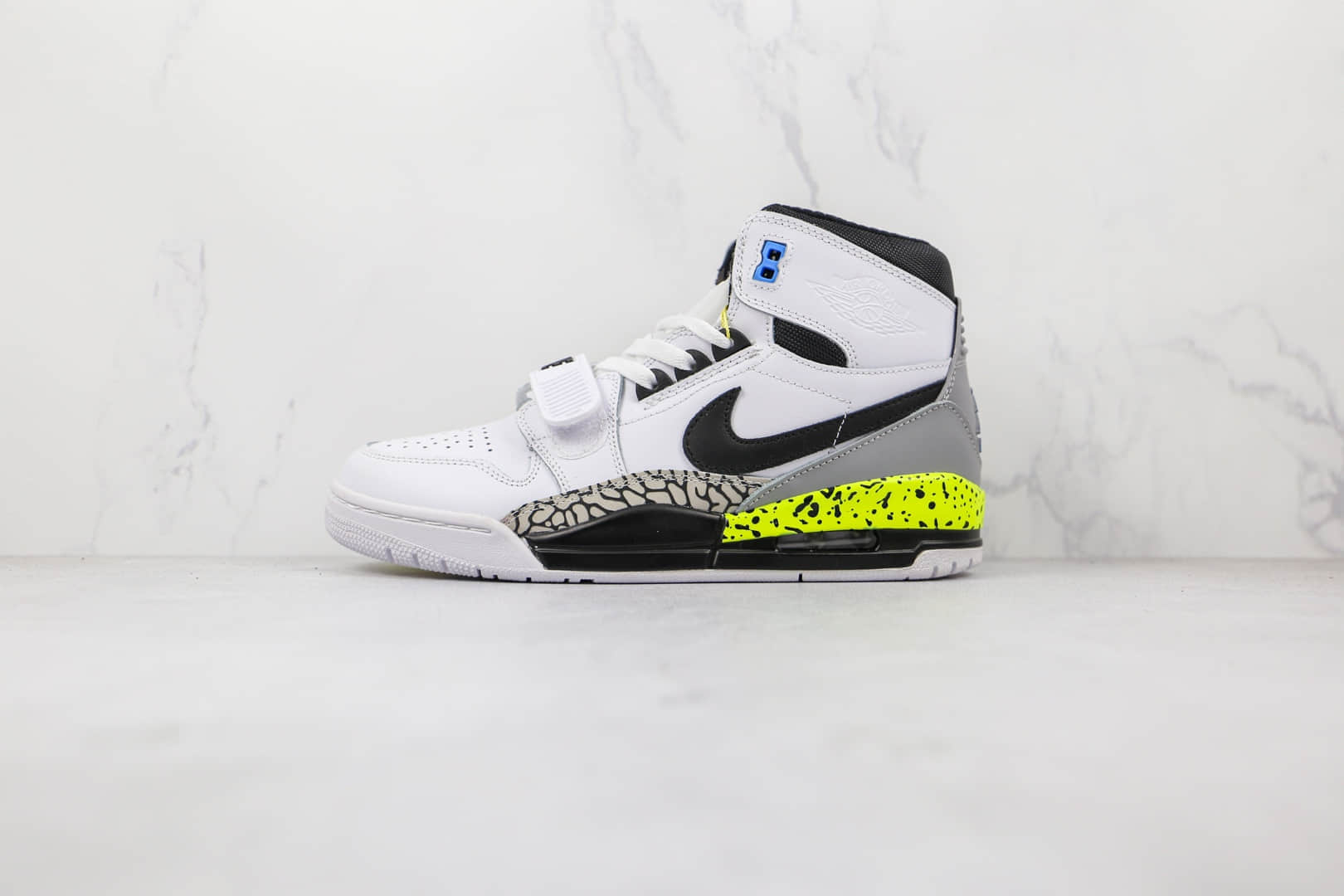 乔丹Air Jordan Legacy 312纯原版本高帮AJ312白黑绿色板鞋原盒原标 货号:AQ4160-107