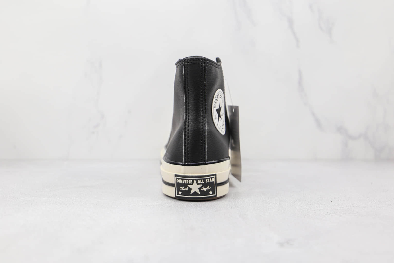 匡威Converse 1970S公司级版本皮面经典复古黑色硫化板鞋原楦头纸板打造 货号：170369C