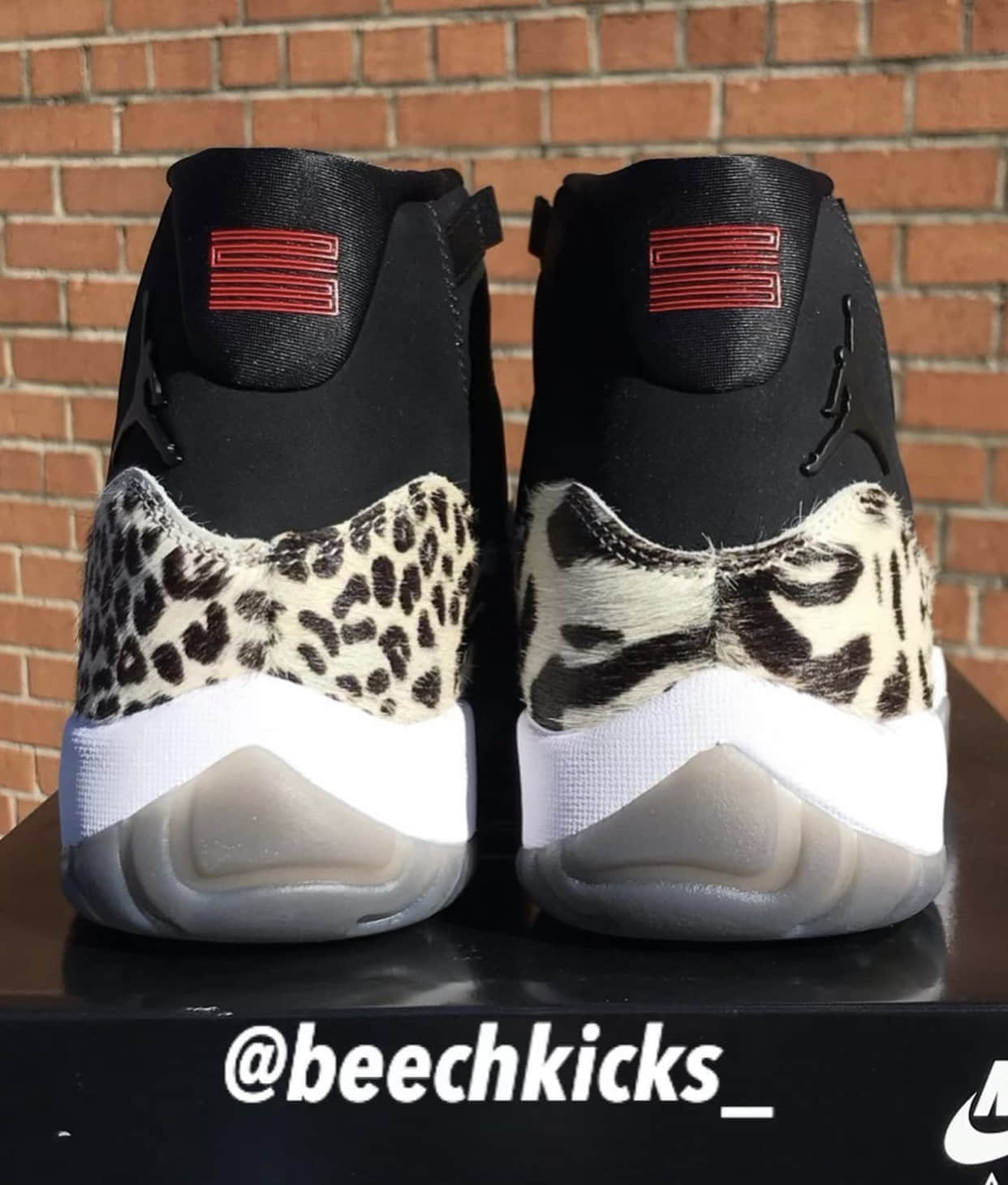 造型狂野！质感出色！全新AJ11“兽纹”美照释出！ 货号：AR0715-010