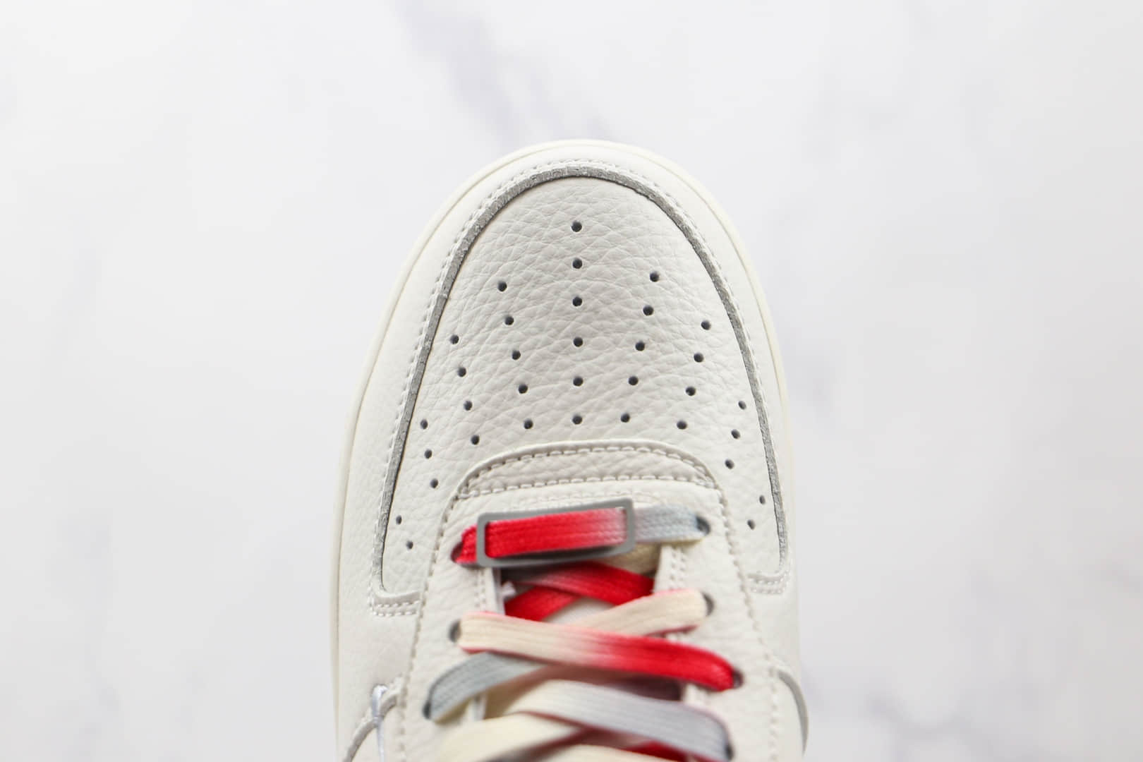 耐克Nike Air Force 1 Low '07纯原版本低帮空军一号多伦多猛龙队白灰红色板鞋内置气垫 货号:CH2608-216