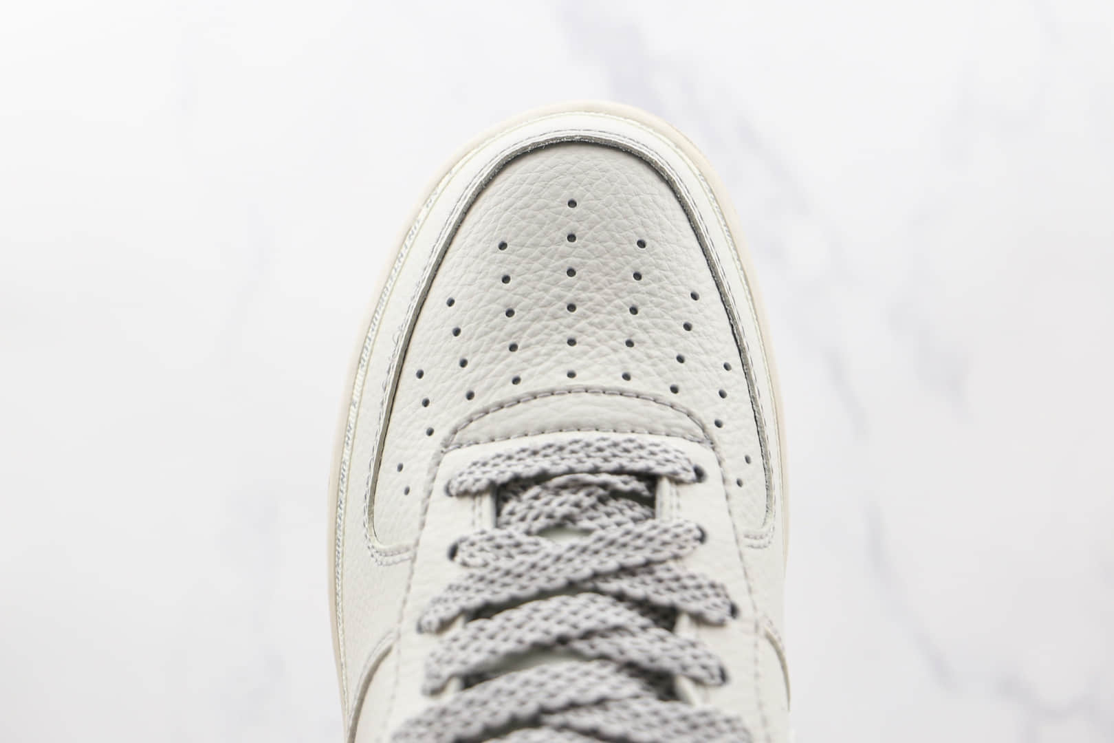 耐克Nike Air Forece 1 MORE THAN x Uninterrupted联名款纯原版本低帮空军一号米灰银签名涂鸦板鞋内置气垫 货号:DW8802-603