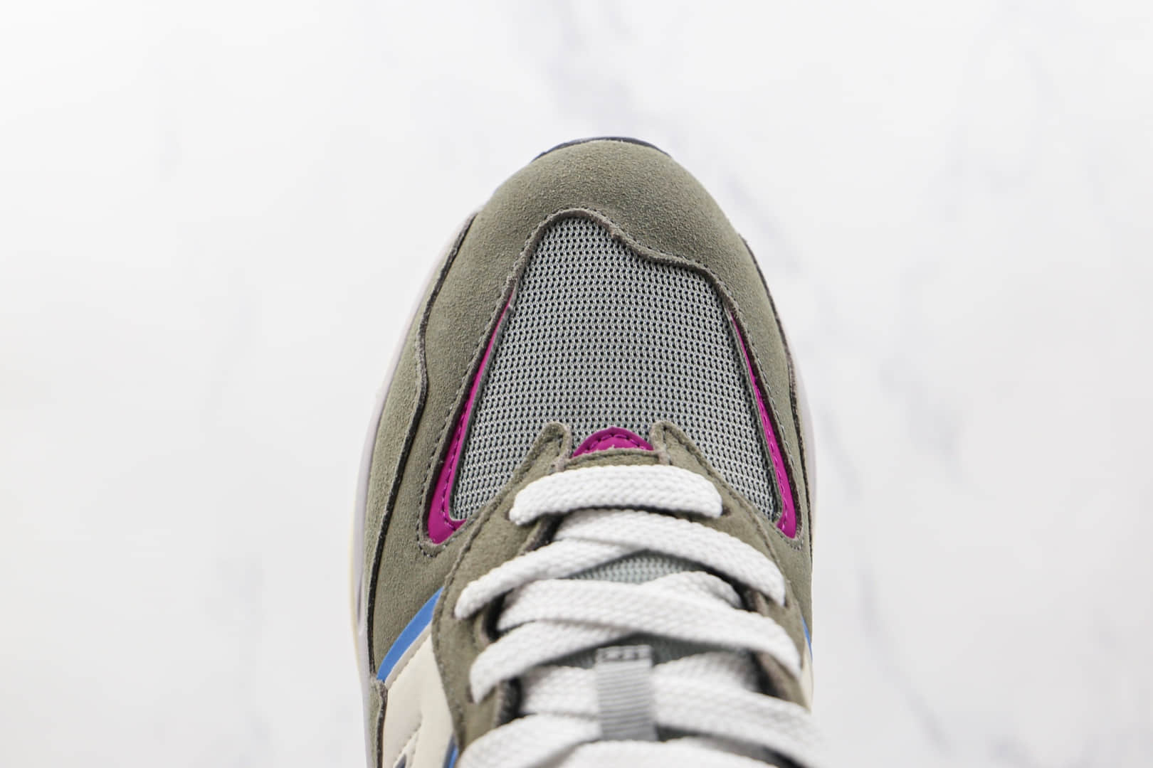 新百伦New Balance 5740纯原版本网面灰蓝粉色拼接NB5740复古老爹鞋原楦头纸板打造 货号：M5740DD1