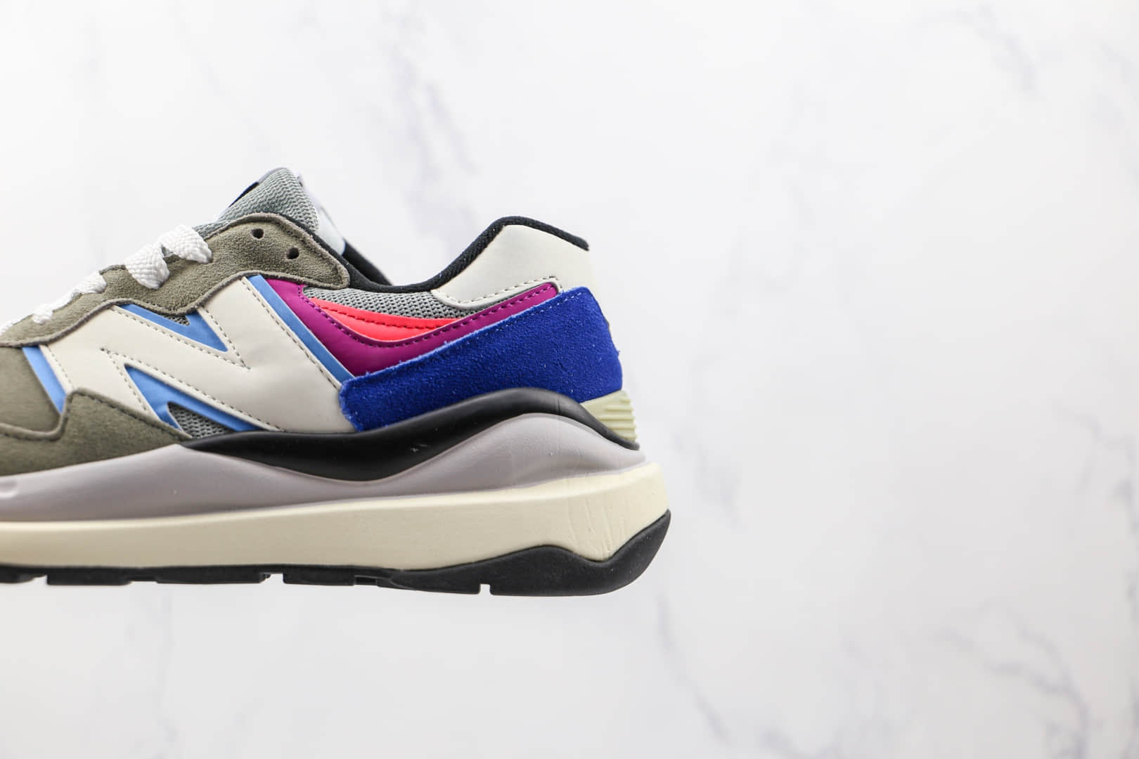 新百伦New Balance 5740纯原版本网面灰蓝粉色拼接NB5740复古老爹鞋原楦头纸板打造 货号：M5740DD1
