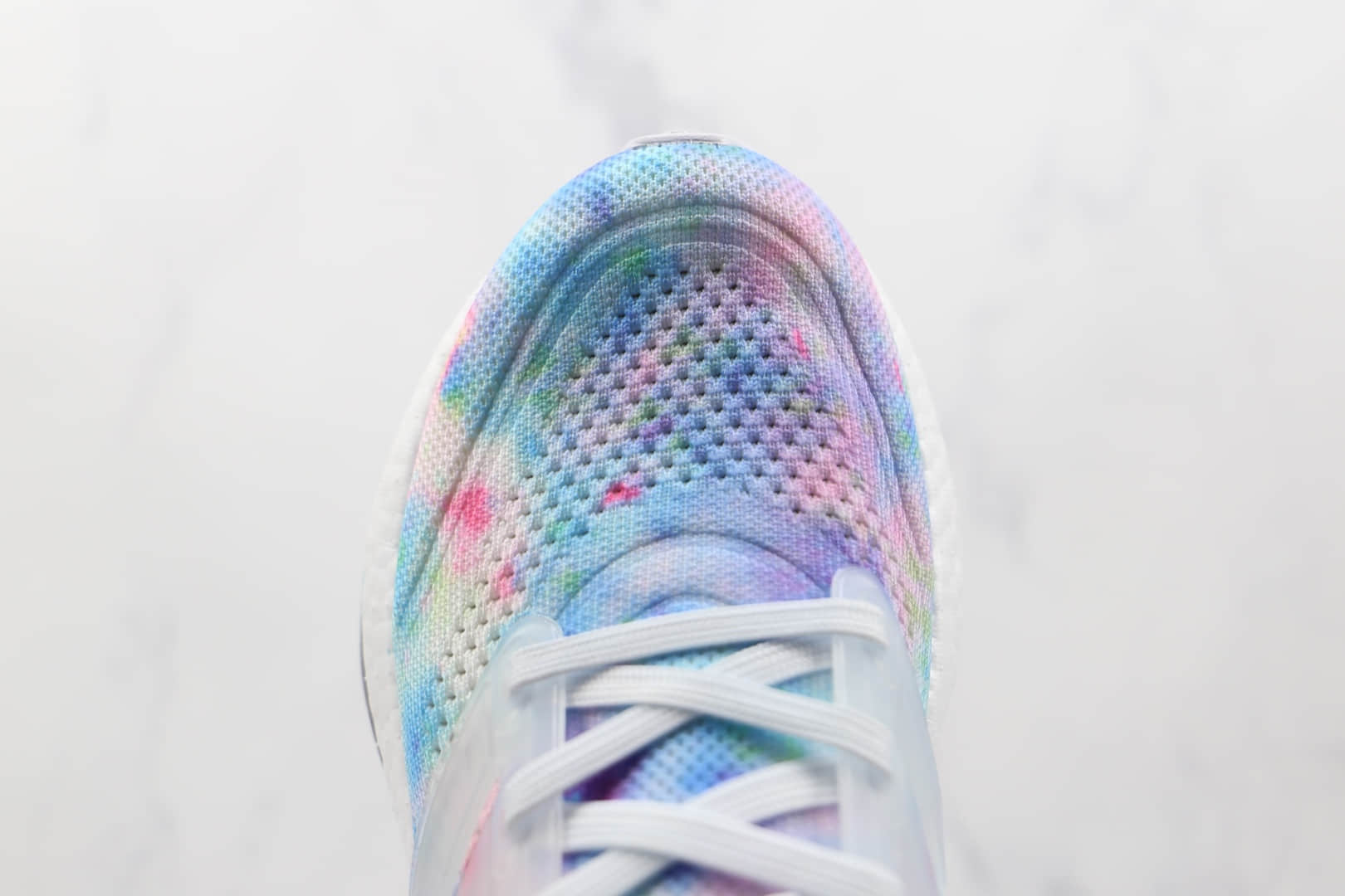阿迪达斯adidas ultra boost 2021纯原版本白蓝粉水洗扎染UB7.0爆米花跑鞋原盒原标 货号:GZ7104