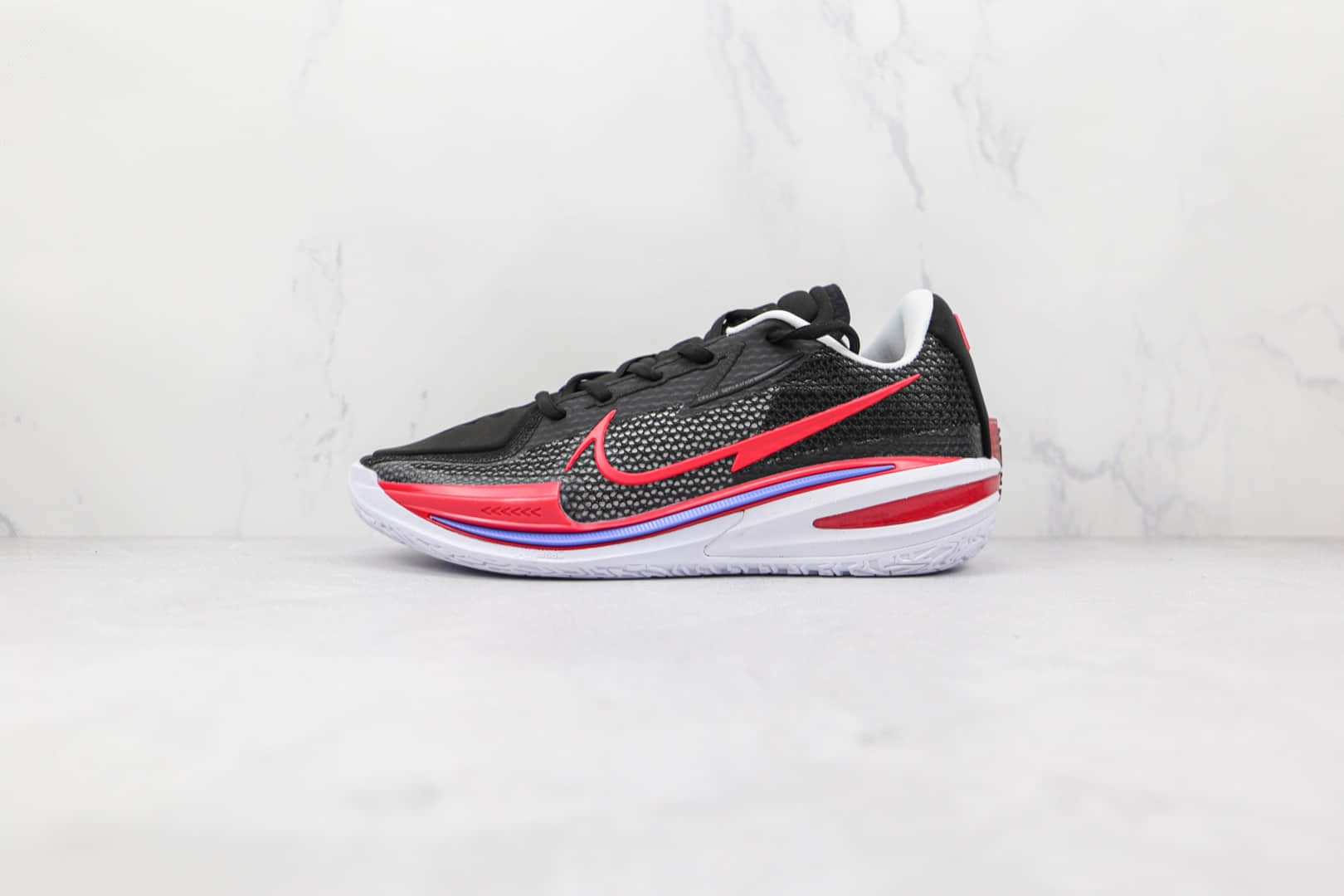 纯原版本耐克GT CUT黑红色篮球鞋出货