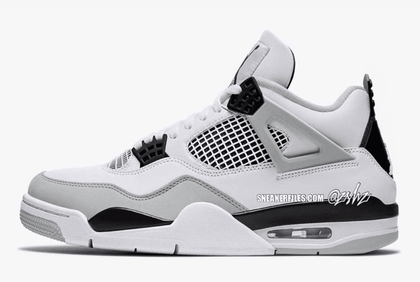 简约黑白灰!全新配色AJ4明年登场! 货号:DH6927-111