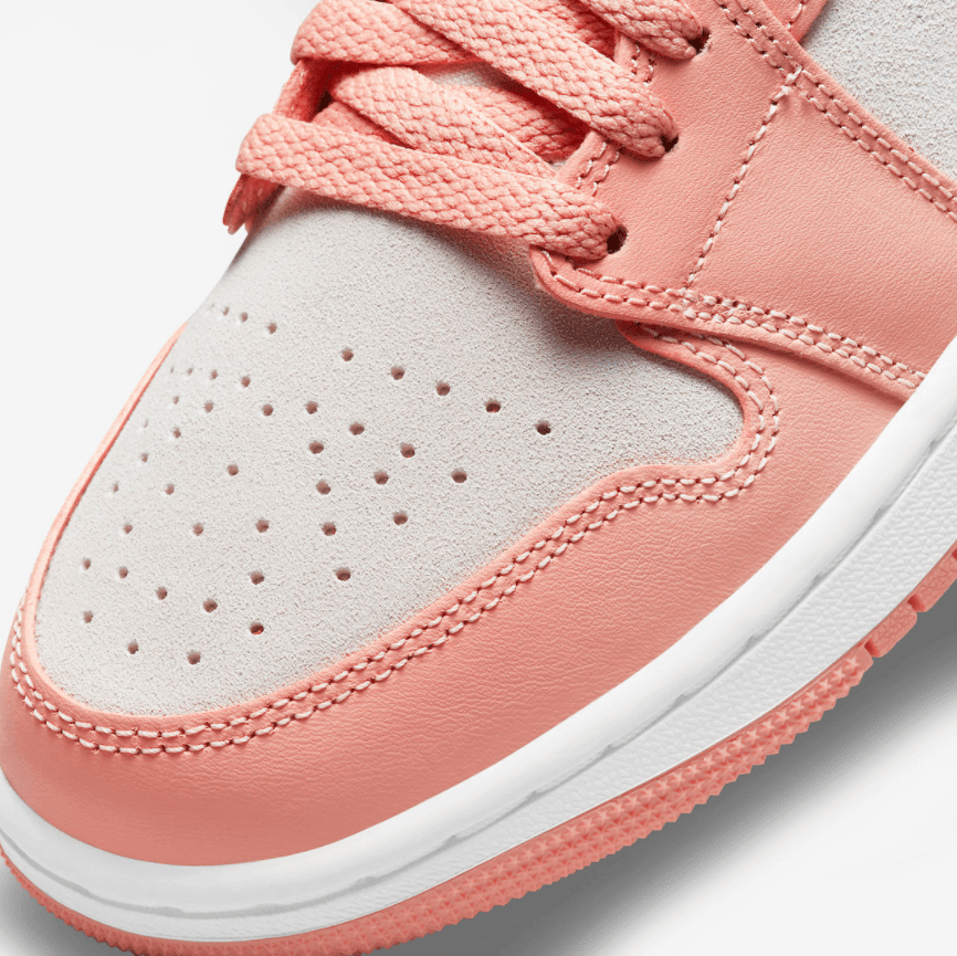 低帮AJ1新配色首度曝光！撞色吸睛！ 货号：DC0774-800