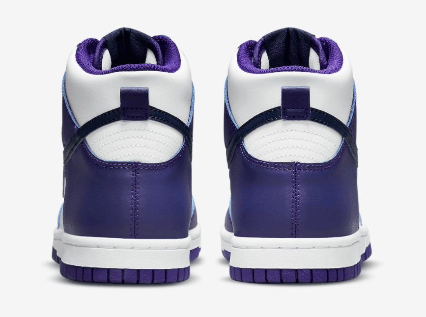 骚紫装扮！全新配色Nike Dunk High官图曝光！ 货号：DH9751-100