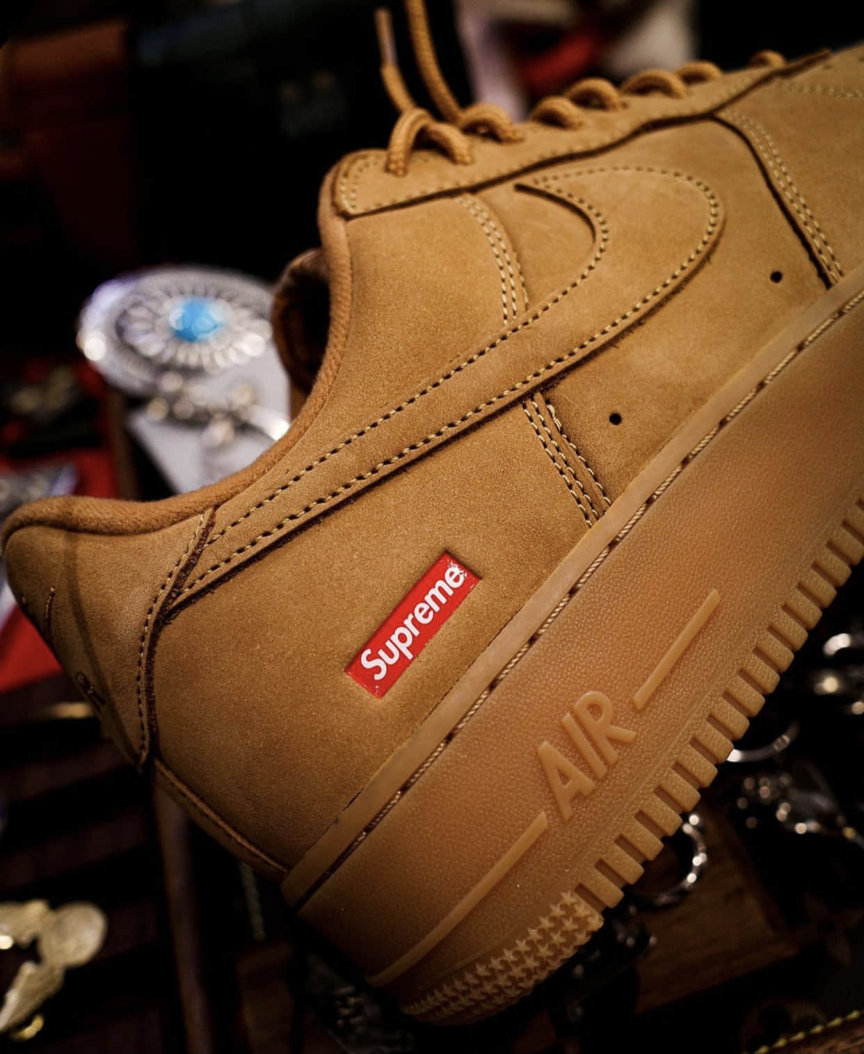 Supreme x Nike AF1小麦色已售罄!猝不及防!