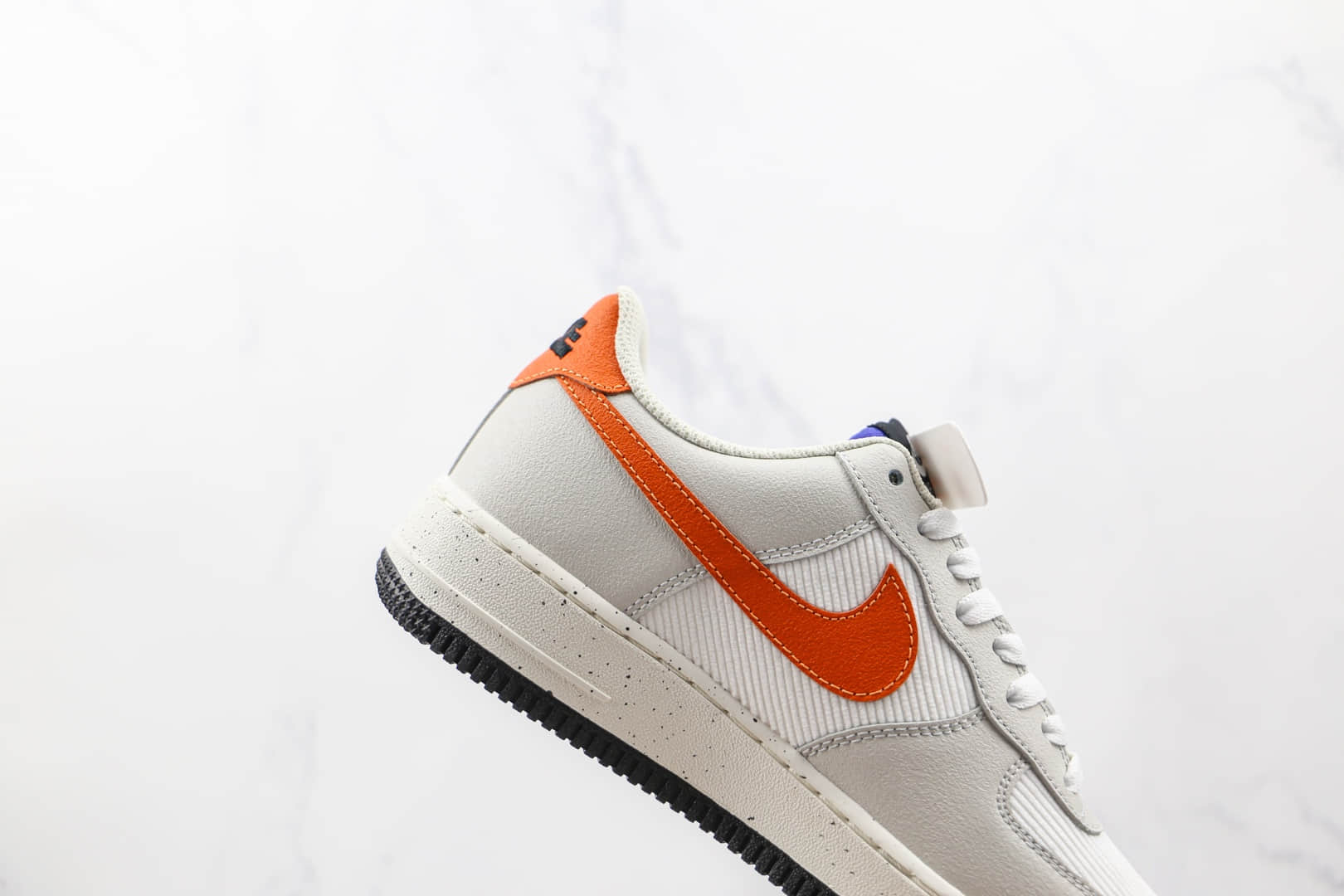 耐克Nike Air Force 1 Low BG纯原版本低帮空军一号米橙色马赛克板鞋内置气垫 货号:DO4657-081