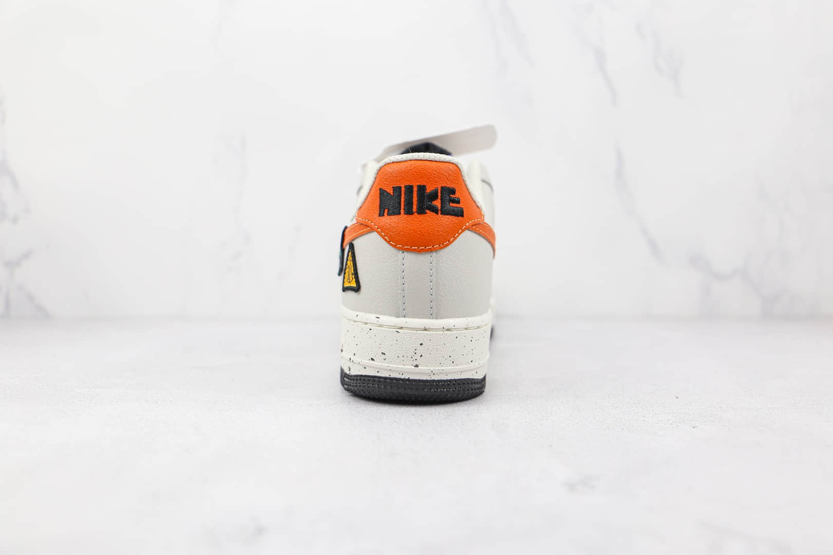 耐克Nike Air Force 1 Low BG纯原版本低帮空军一号米橙色马赛克板鞋内置气垫 货号:DO4657-081