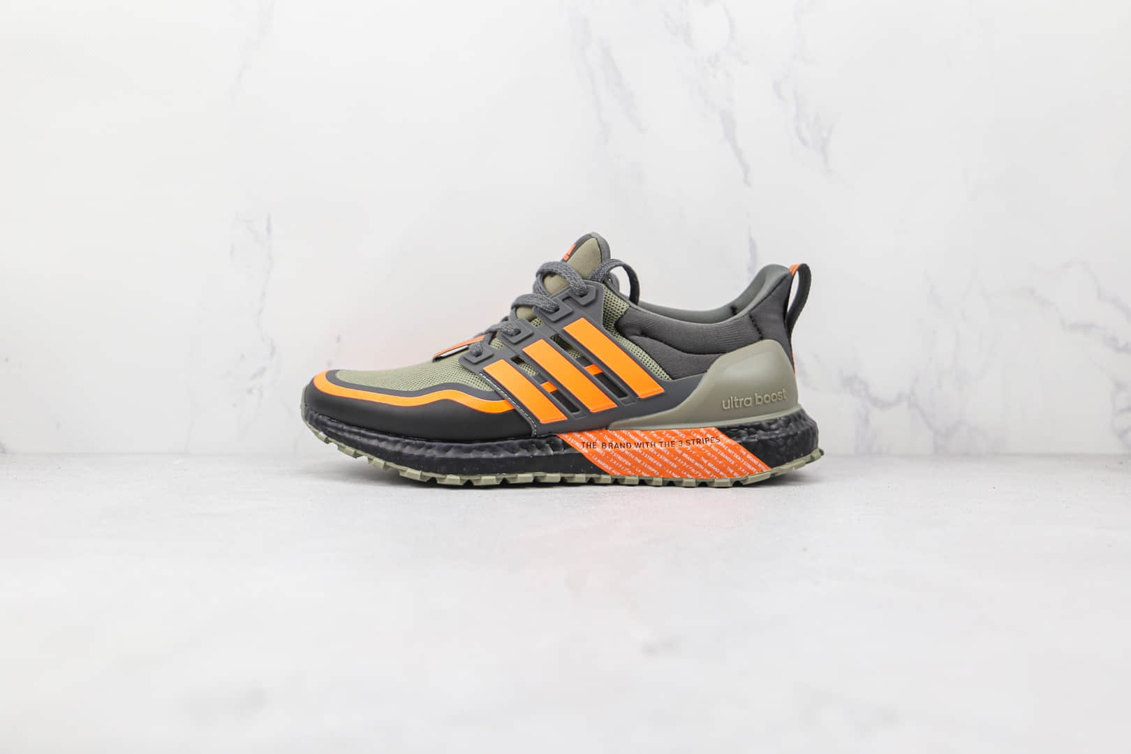 阿迪达斯Adidas Ultraboost All Terrain纯原版本机能UB4.0黑橙灰色爆米花跑鞋原盒原标 货号：H67359