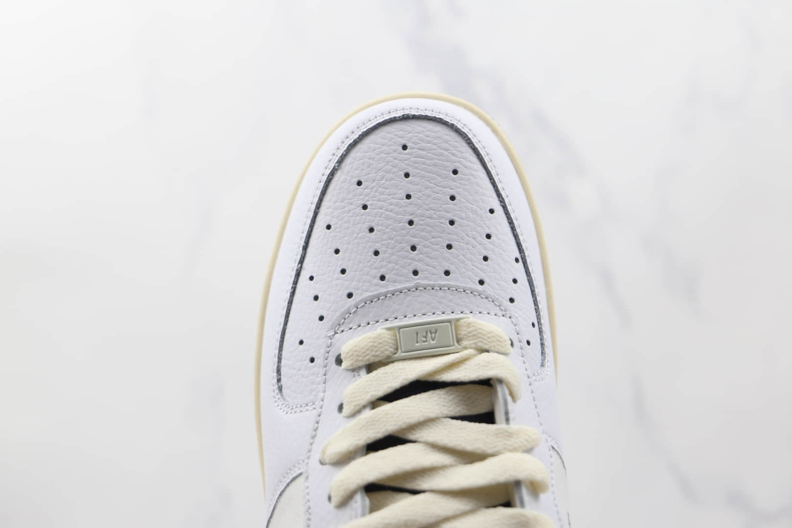 耐克Nike Air Force 1纯原版本低帮空军一号白蓝色毛绒尾板鞋内置气垫 货号:DO5220-141