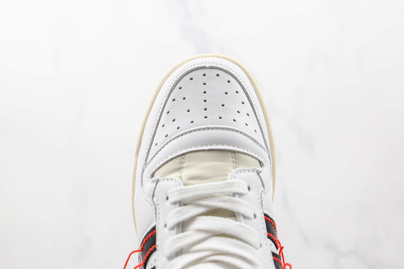 阿迪达斯Adidas Forum 84 Low纯原版本三叶草新款白黑色流苏线头板鞋原档案数据开发 货号:FZ3774