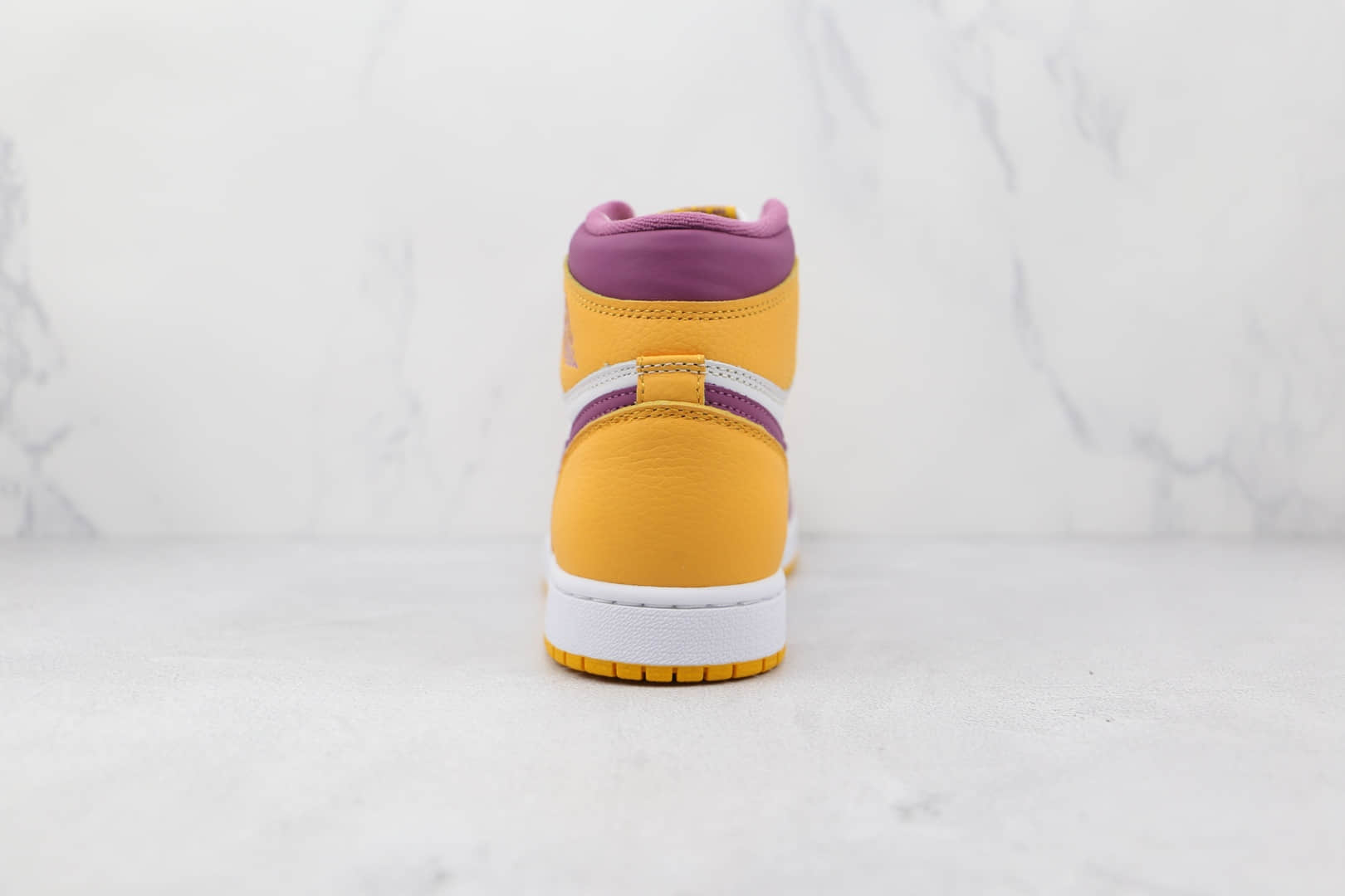 乔丹Air Jordan 1 High OG Brotherhood纯原版本高帮AJ1湖人红黄色篮球鞋原楦头纸板打造 货号：555088-706