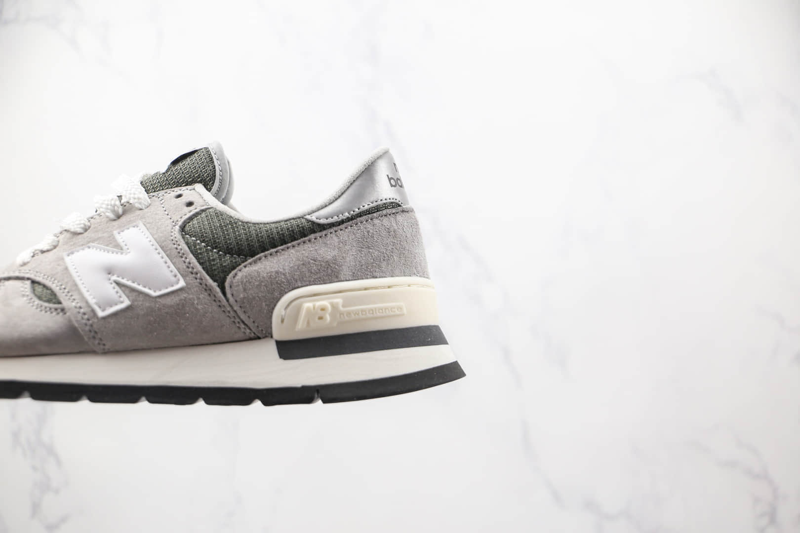 新百伦New Balance 990纯原版本美产复古跑鞋NB990灰色区别市面通货 货号：M990GRY
