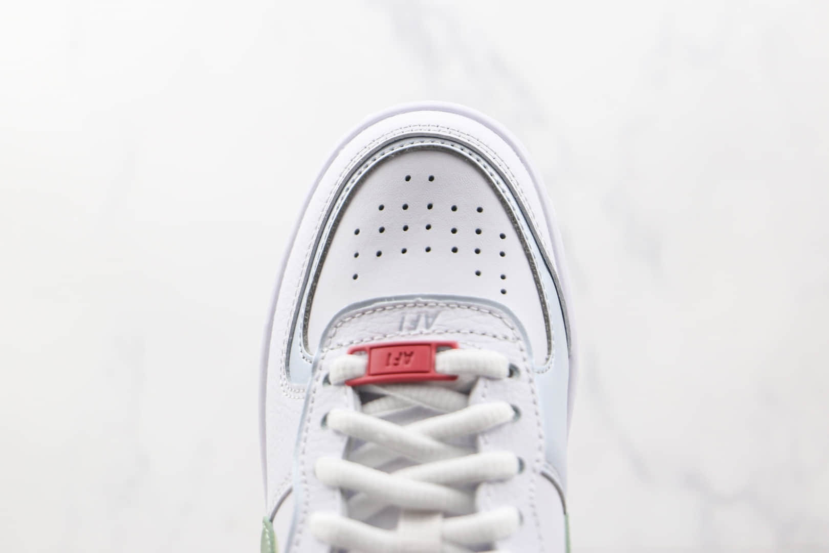 耐克Nike Air Force 1‘07纯原版本低帮空军一号马卡龙白绿粉色板鞋内置气垫 货号:CI0919-112