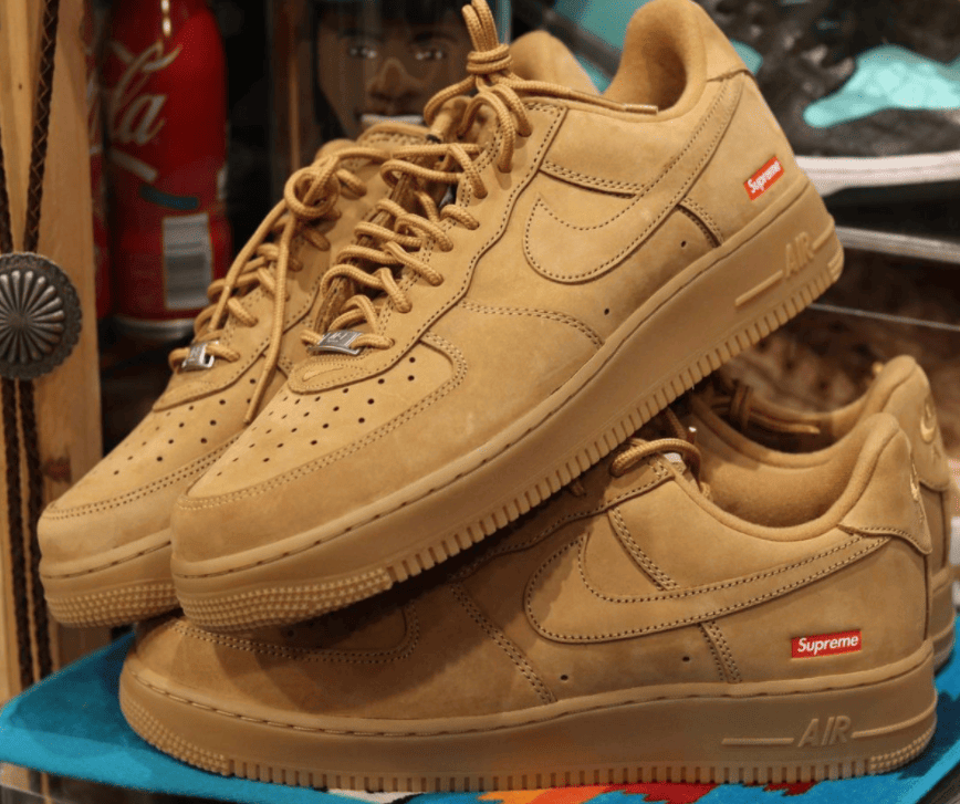 Supreme x Nike AF1小麦色已售罄!猝不及防!