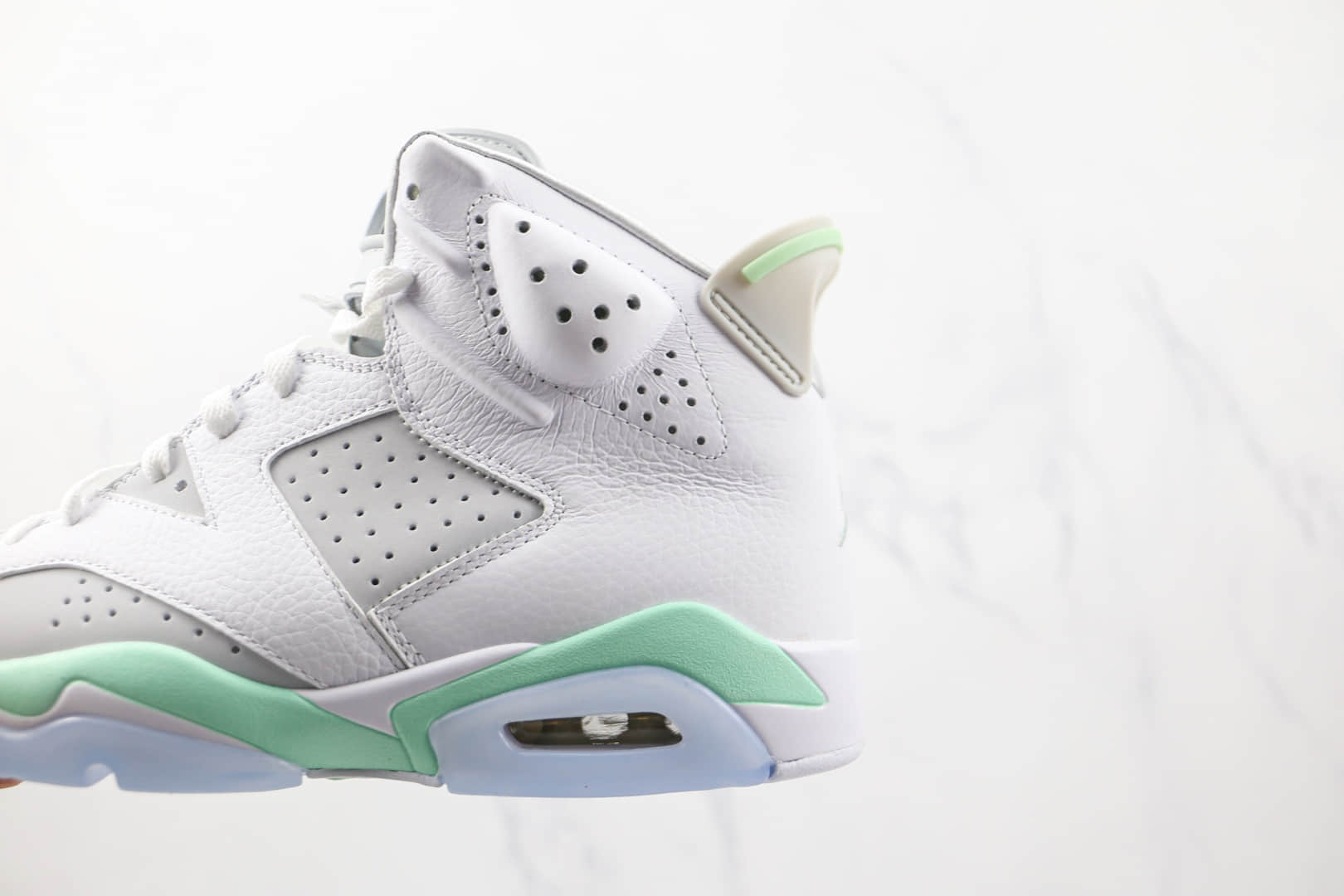 乔丹Air Jordan 6 Mint Foam纯原版本白薄荷绿色AJ6篮球鞋原盒原标 货号：DQ4914-103