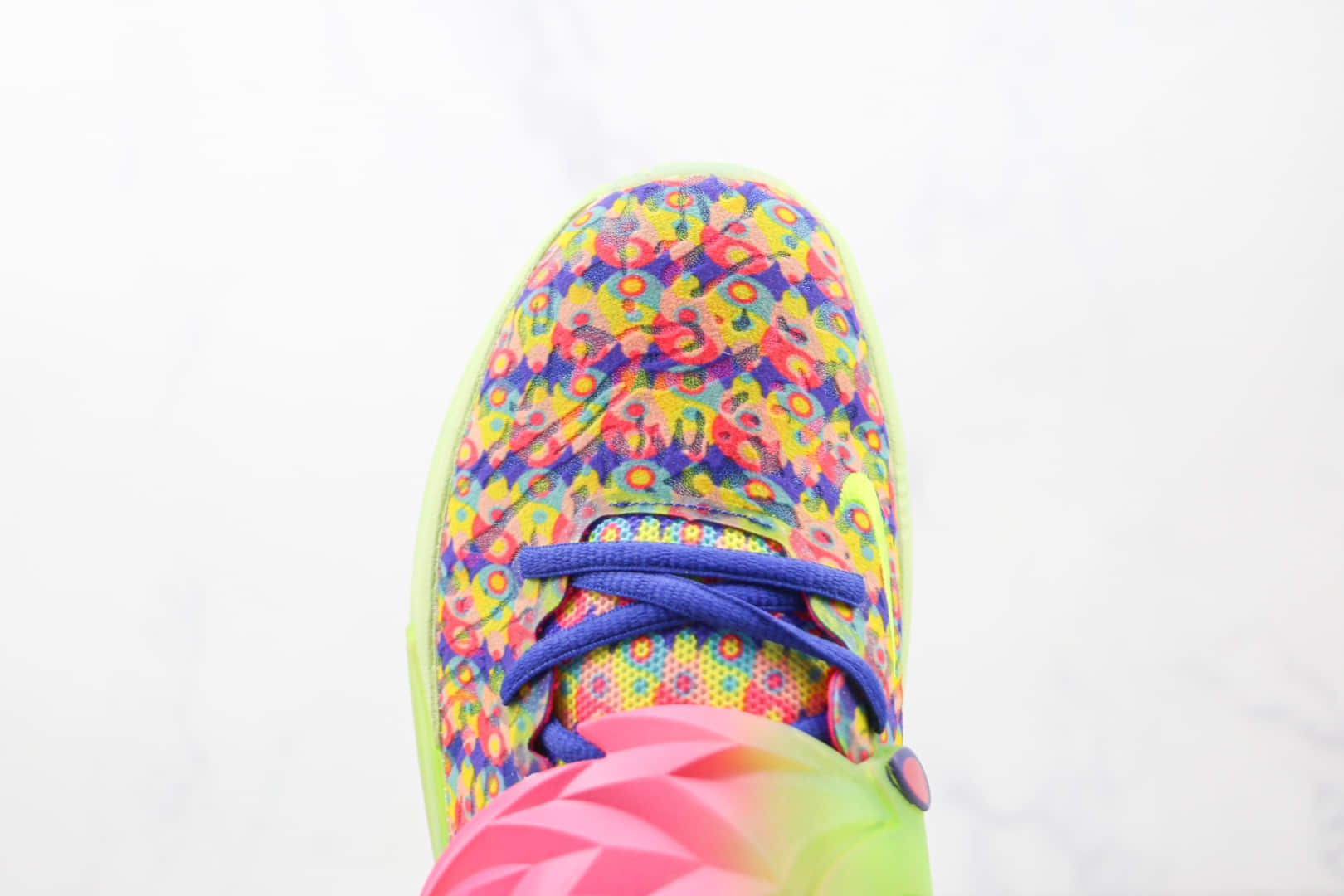 耐克Nike Zoom KD 14纯原版本杜兰特14代扎染粉紫色印花篮球鞋支持实战 货号:DO6902-400